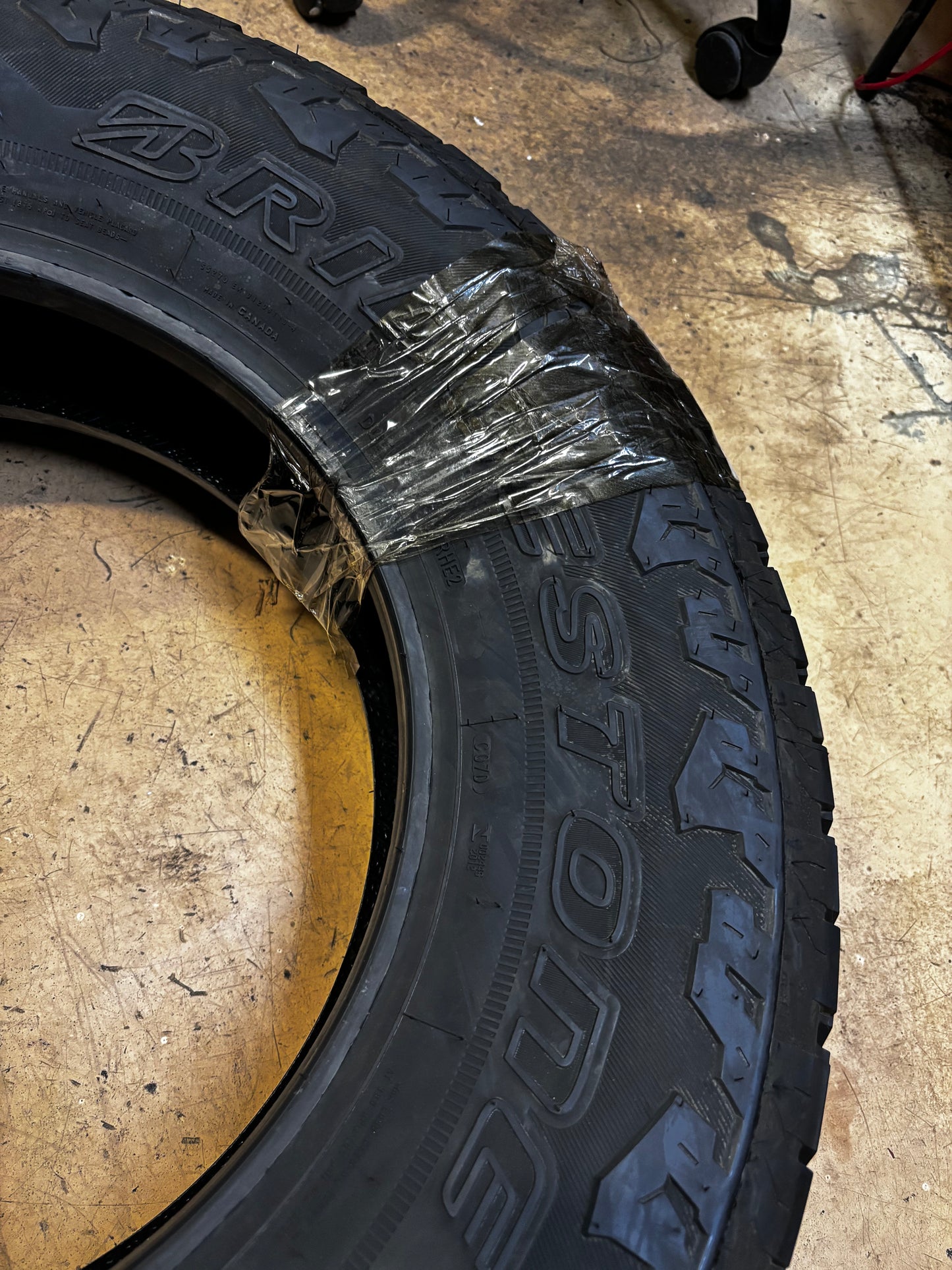 BRIDGESTONE DUELER A/T RH-S BSW P 245 75 17 112T SL ALL TERRAIN TIRE 003349