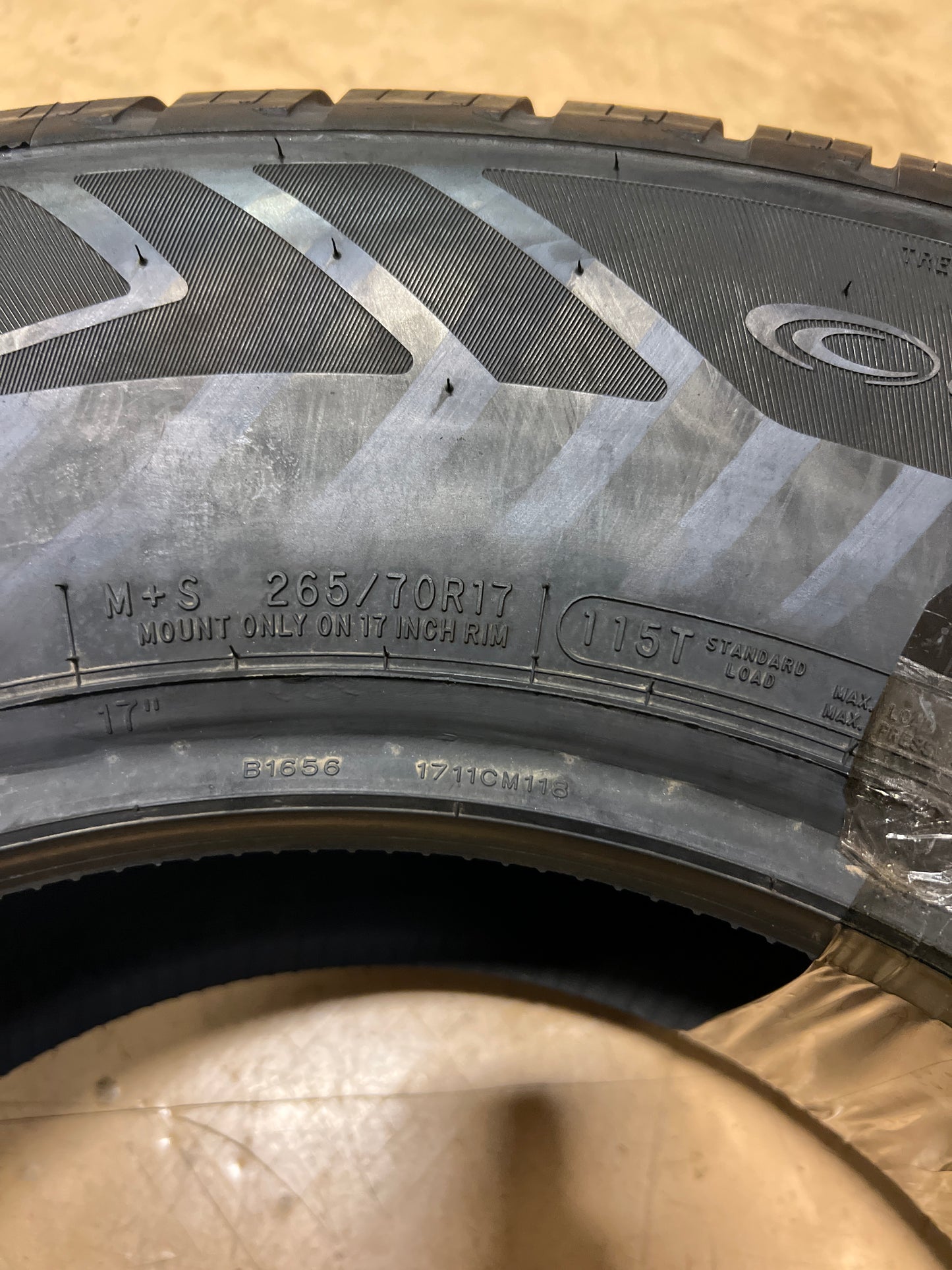 COOPER ENDEAVOR PLUS P 265 70 17 115T SL ALL SEASON HIGHWAY TERRAIN TIRE 90000039958
