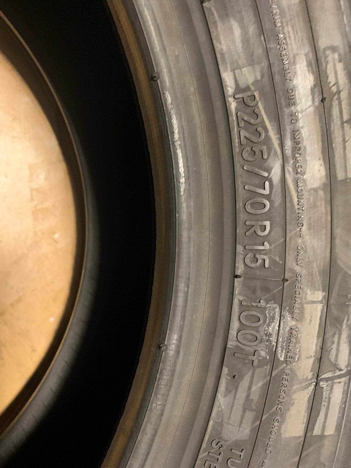 2 TOYO EXTENSA AS NWW P 225 70 16 100T ALL SEASON TIRES 147480