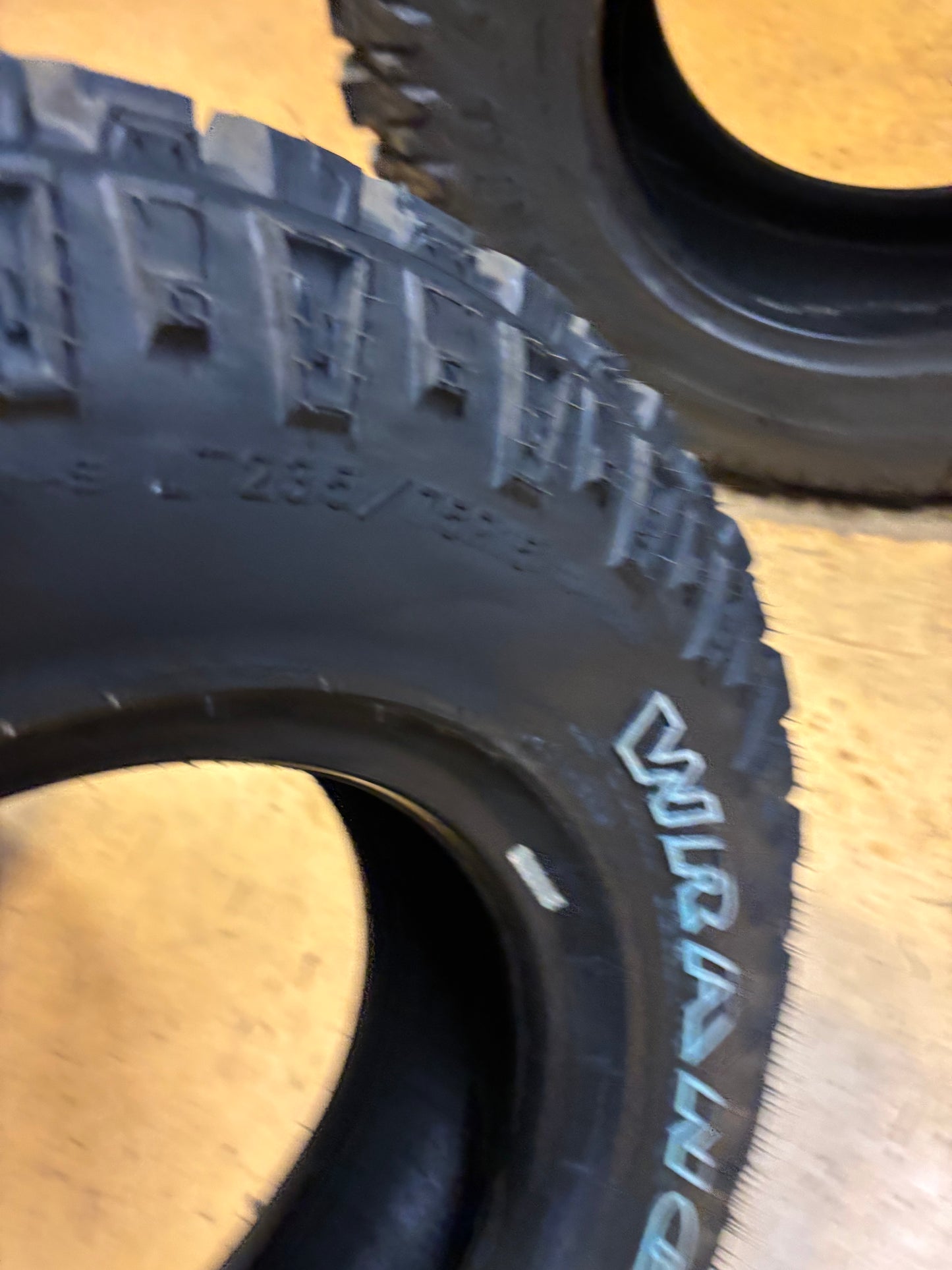 2 GOODYEAR WRANGLER DURATRAC RWL LT 235 75 15 104/101Q LRC 6 PLY ALL TERRAIN TIRES 312008027