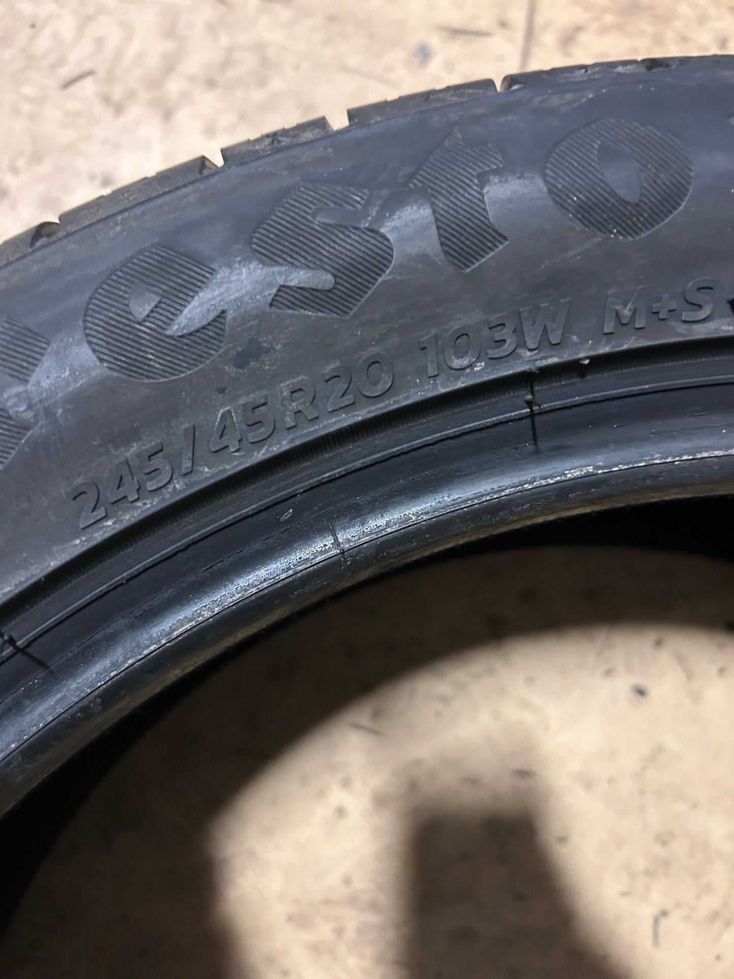 FIRESTONE FIREHAWK AS V2 BSW P 245 45 20 103W XL UHP TIRE 008256