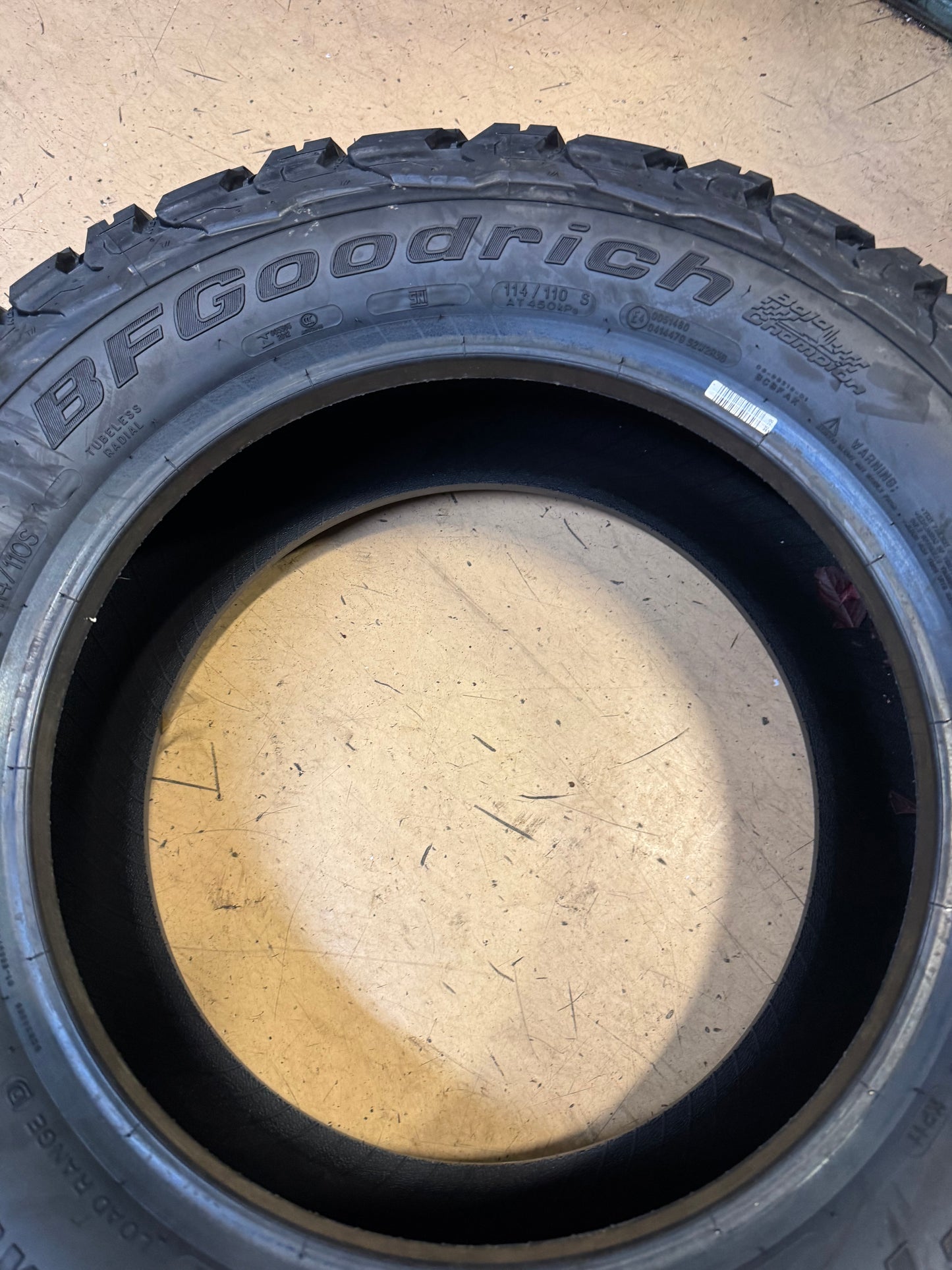 BFGOODRICH ALL-TERRAIN T/A KO3 BSW LT 265 60 18 114/110S 8PLY TIRE 03501