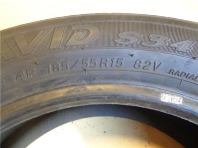 NEW OLD STOCK YOKOHAMA AVID S34 P 185 55 15 82V SL ALL SEASON TIRE 110193225 AQ4
