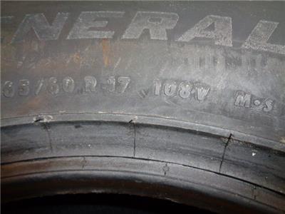 2 GENERAL G-MAX JUSTICE P 265 60R17 108V SL TIRES 15553960000 BQ4