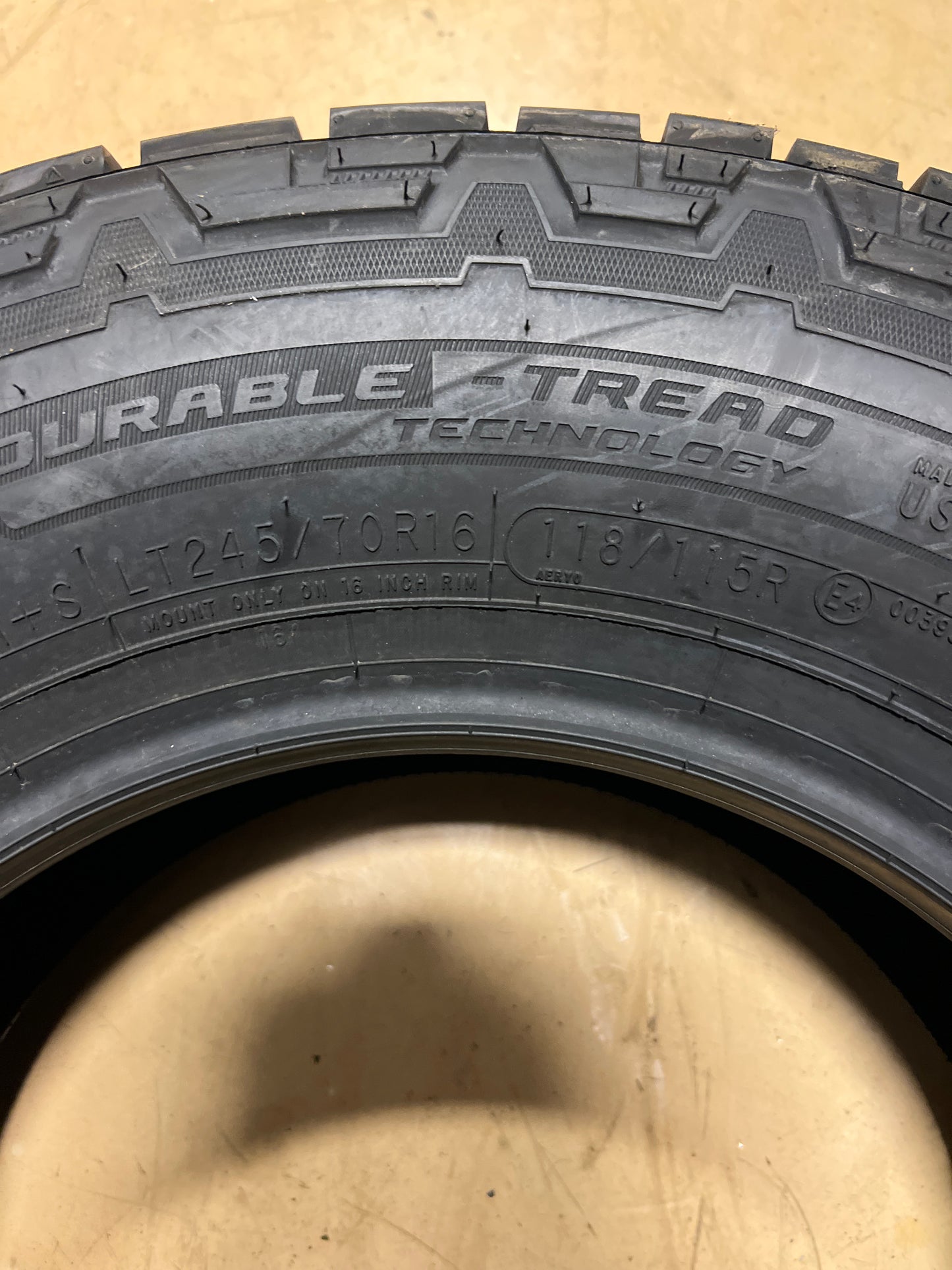 NEW COOPER DISCOVERER AT3 OWL LT 245 70 16 118/115R LRE 10PLY HIGHWAY TERRAIN TIRE 170004001