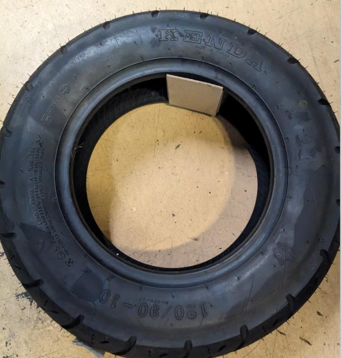 KENDA K329 BSW 120 90 10 56J DRIVE SCOOTER TIRE 043291012B1