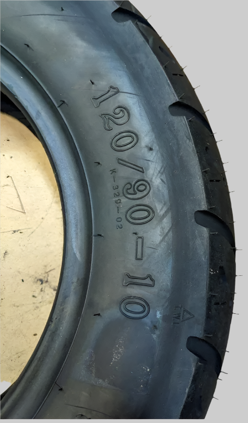 KENDA K329 BSW 120 90 10 56J DRIVE SCOOTER TIRE 043291012B1