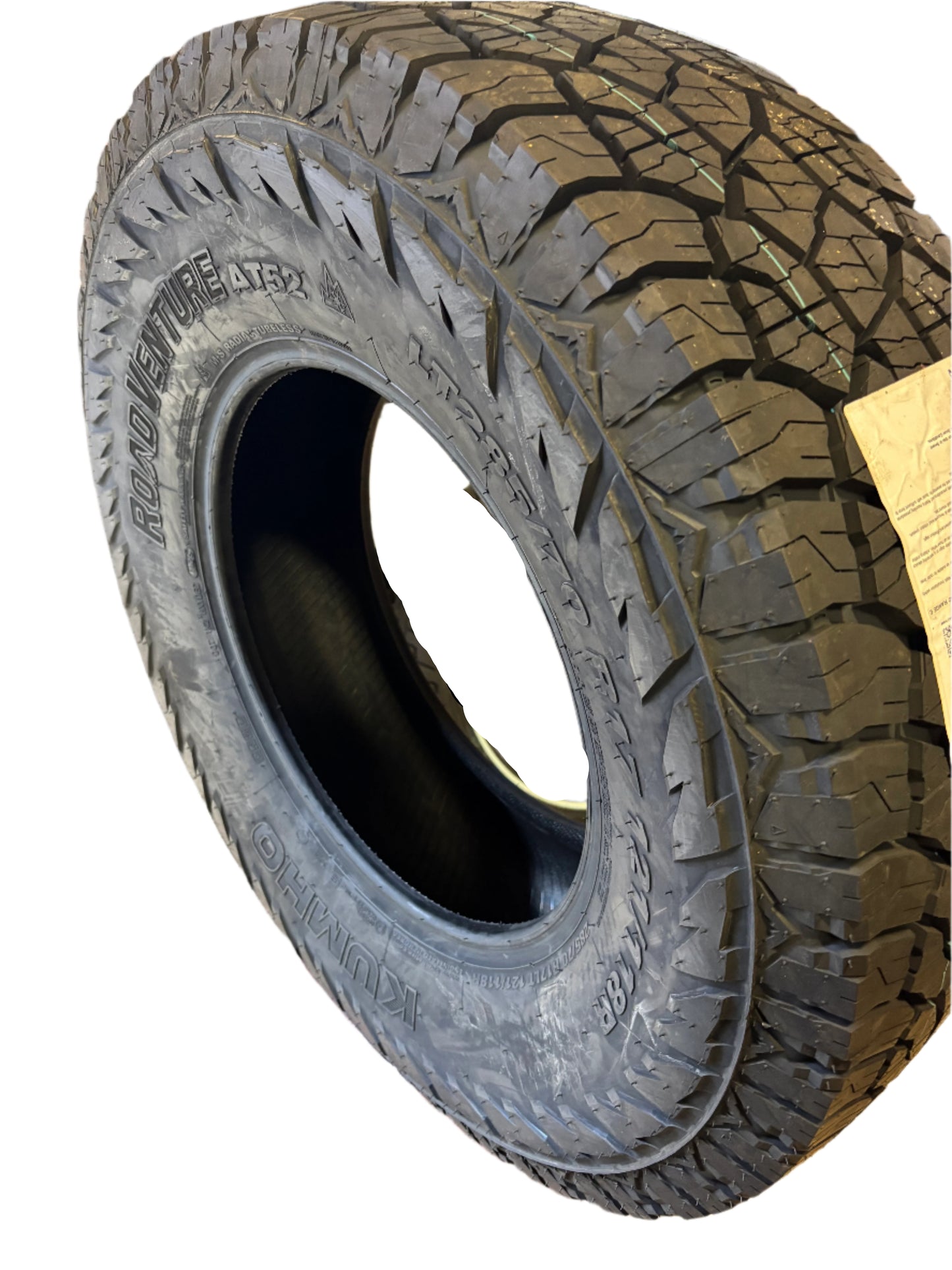 (KSL ONLY) 4 KUMHO ROAD VENTURE AT52 BSW LT 285 70 17 121/118R LRE 10PLY ALL TERRAIN TIRE 2283813