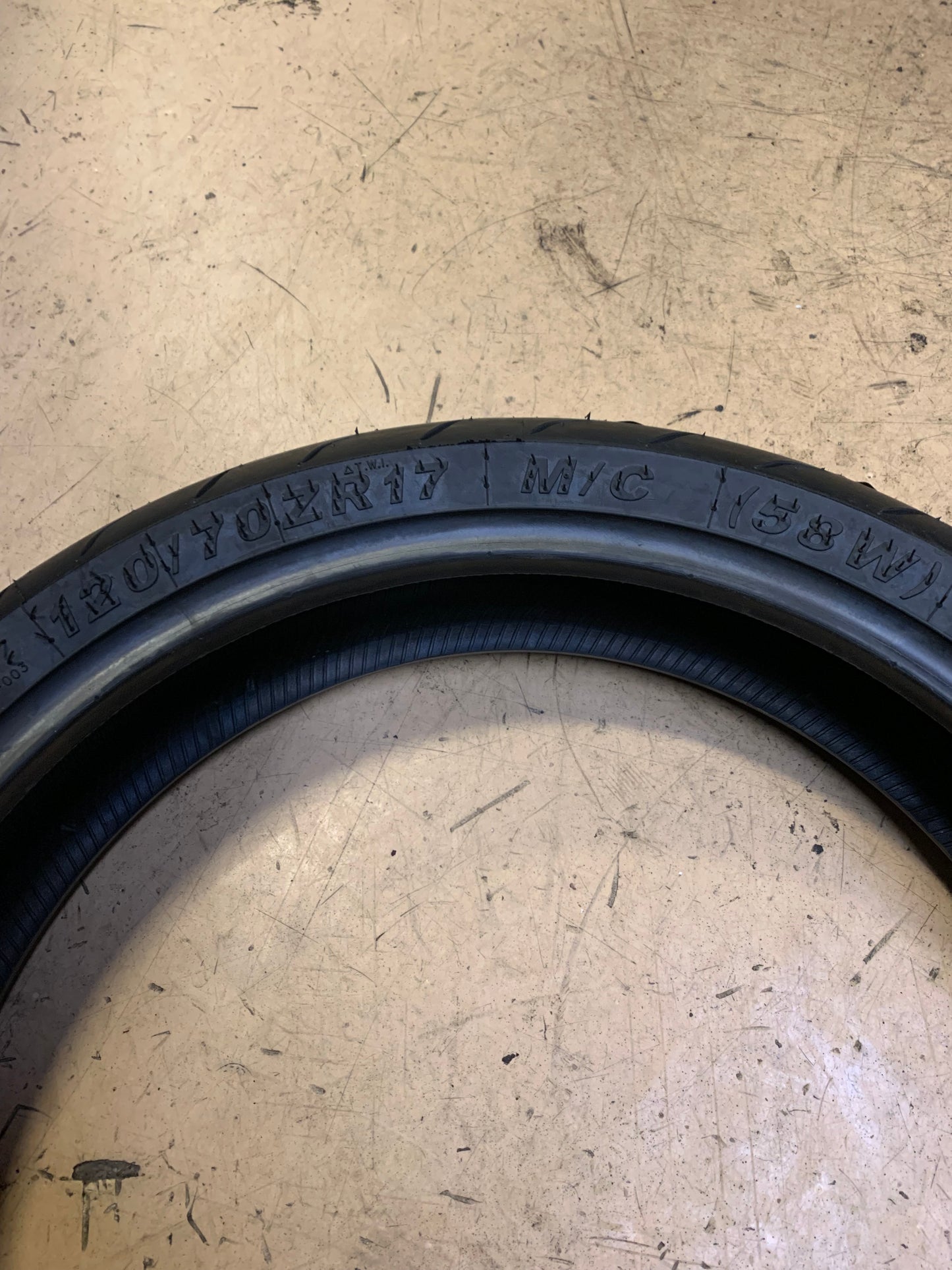 MICHELIN ROAD 6 BSW 190 50 17 73W REAR MOTORCYCLE TIRE 38208