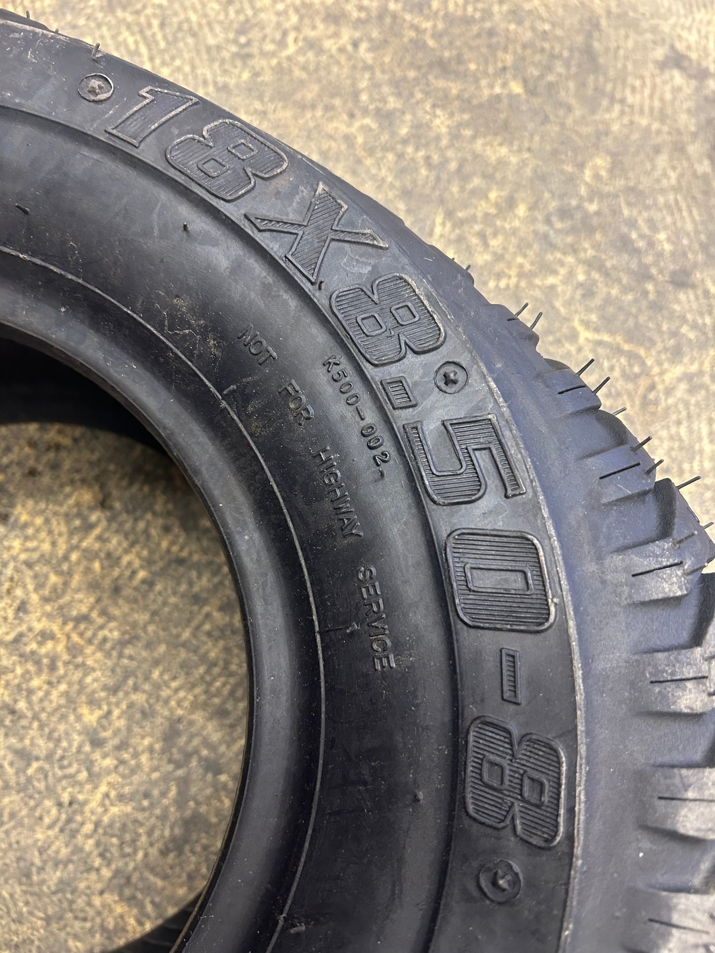 KENDA SUPER TURF K500 BSW 18 8.5 8 4PLY LAWN TIRE 8584TFK