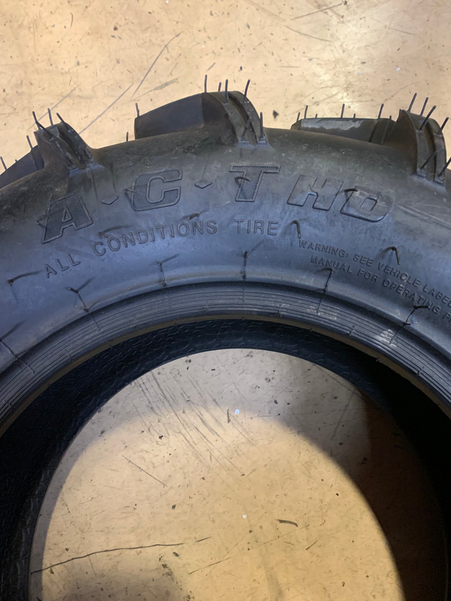 CARLISLE ACT HD BSW 25 8 12 68F 6PLY ATV/UTV TIRE 560481