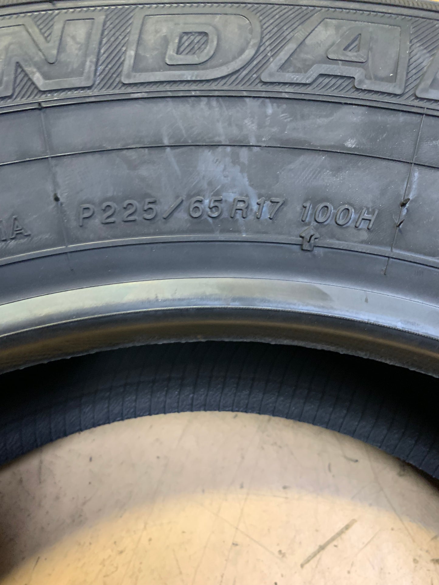 2 YOKOHAMA GEOLANDAR G91 BSW P 225 65 17 100H ALL SEASON TIRE 110193229
