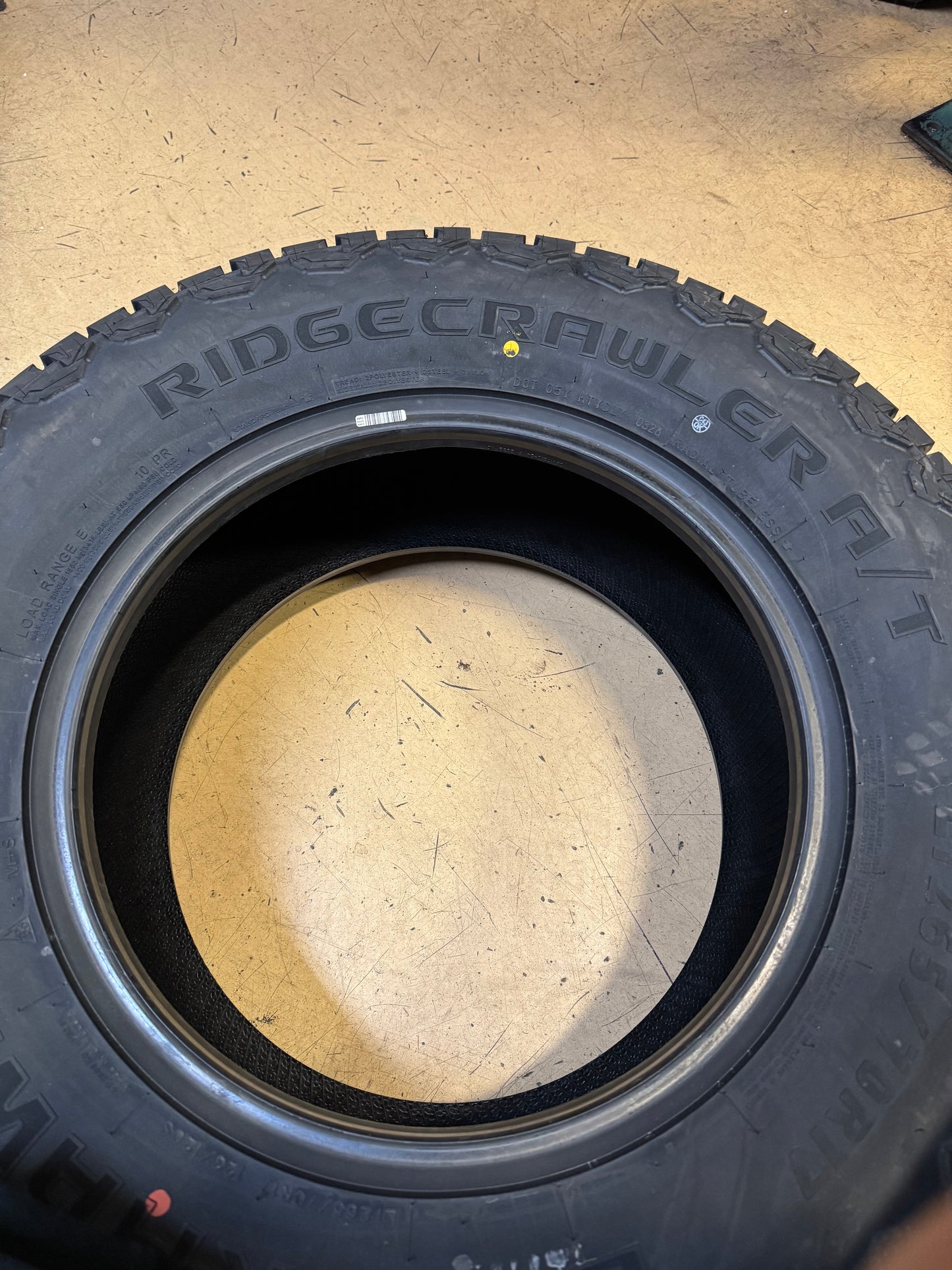 BLACKHAWK RIDGECRAWLER A/T BSW LT 265 70 17 123/120S 10PLY ALL TERRAIN TIRE 4120868V