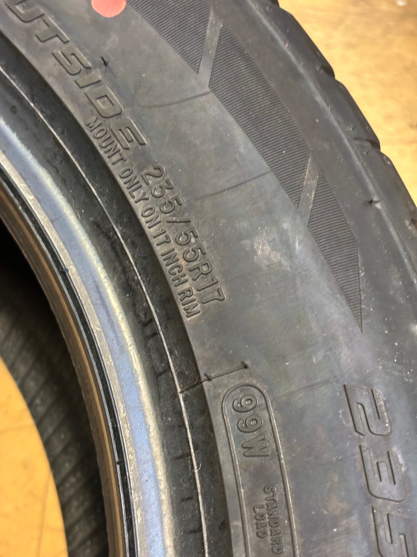 COOPER ZEON RS3-G1 BSW P 235 55 17 99W SL ALL SEASON TIRE 160043017
