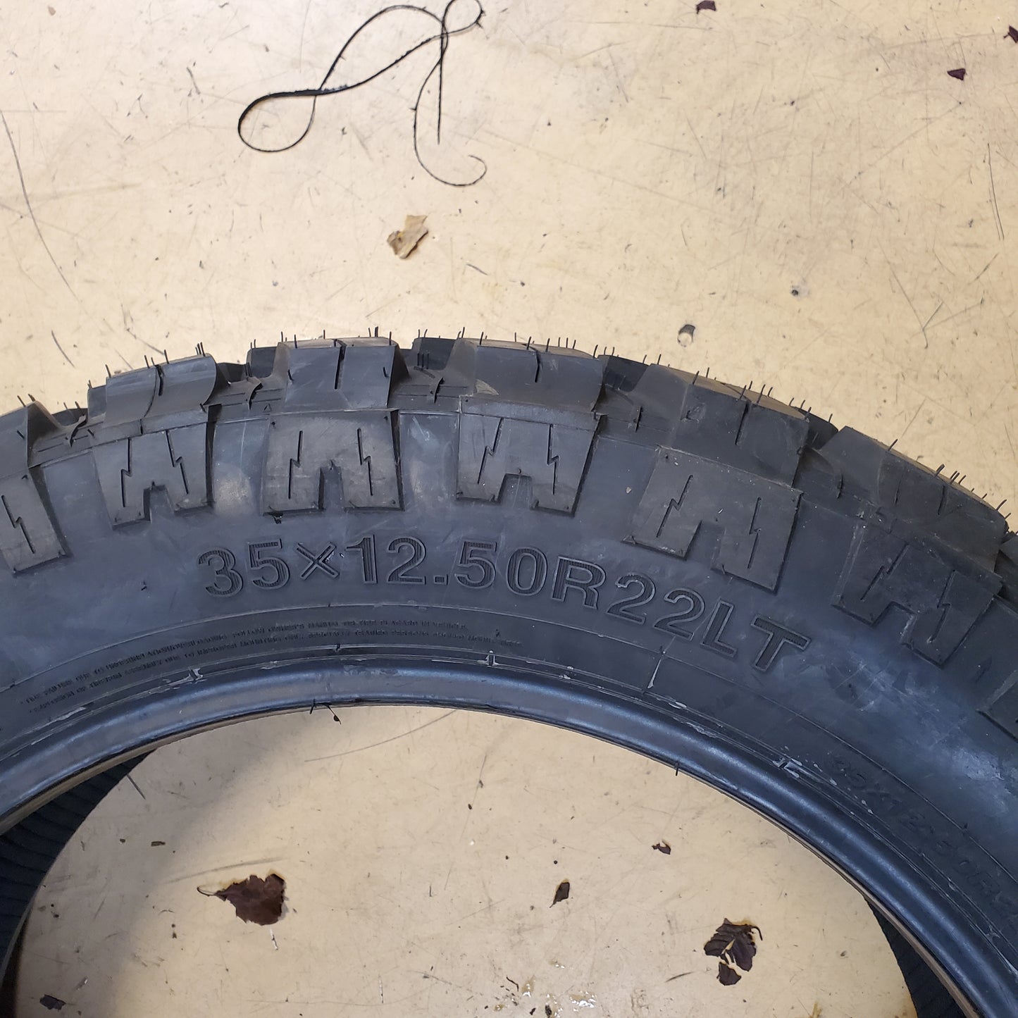 TERRASTORM CATS M/T BSW LT 35 12.5 22 10 PLY MT ALL SEASON MUD TIRE TS39006