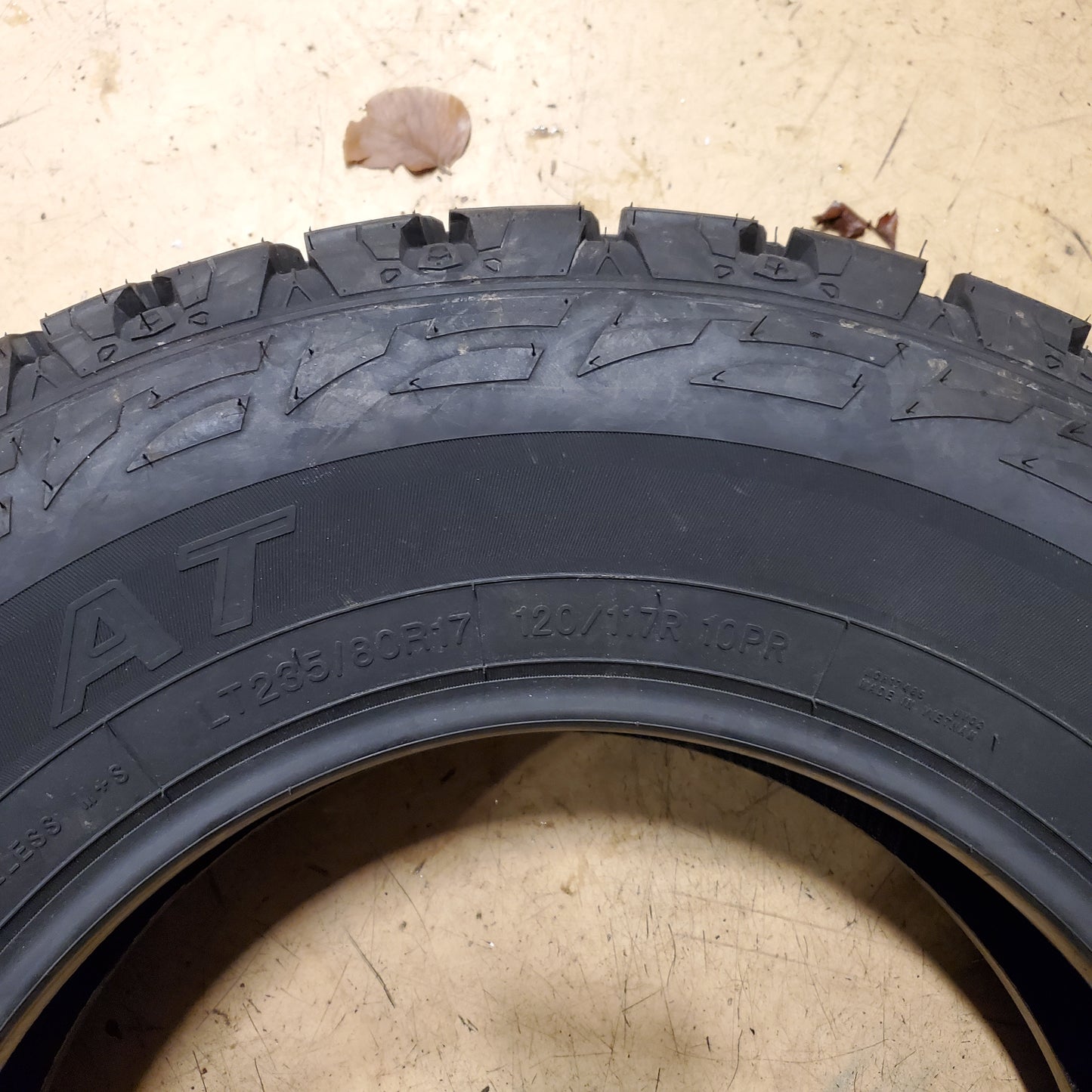 SUMMIT TRAIL CLIMBER AT 235 80 17 120/117R LT 10 PLY TRUCK TIRE 261728