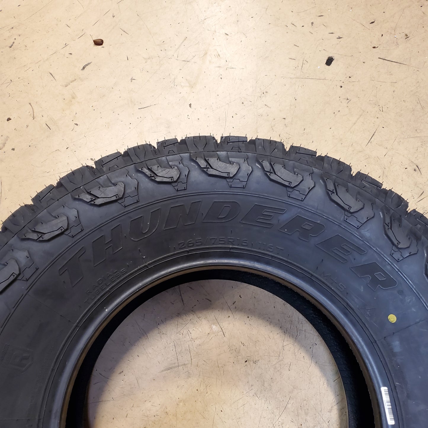 (Todo) (KSL ONLY) 4 THUNDERER RANGER A/TR BSW P 265 75 16 116T SL ALL TERRAIN TIRES TH1705
