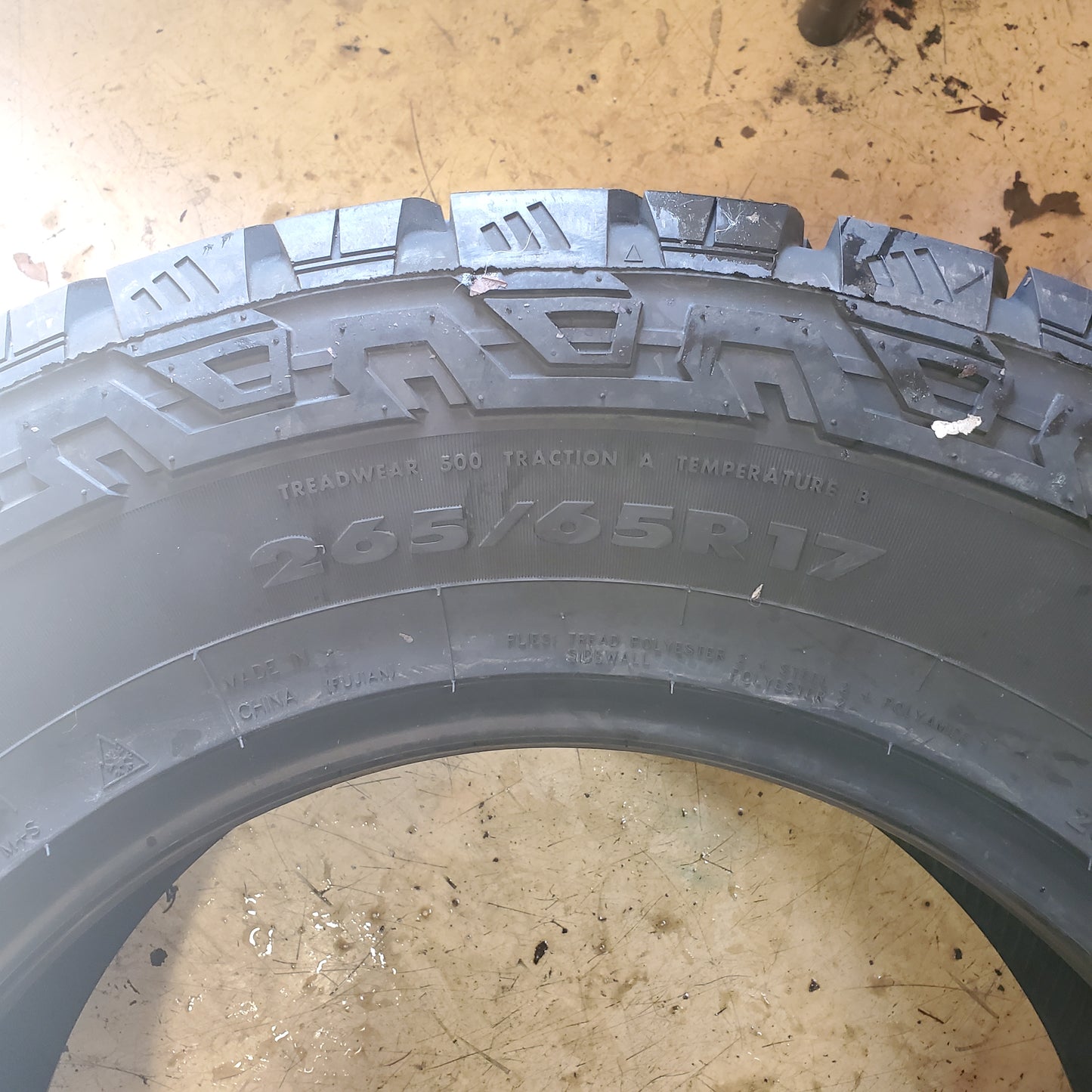 GT RADIAL SAVERO AT-S BSW 265 65 17 112T ALL TERRAIN TRUCK TIRE 100A4665