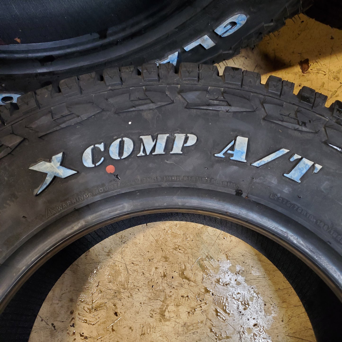 (KSL ONLY) 4 GLADIATOR X COMP A/T RWL LT 275 70 18 125/122S ALL TERRAIN TRUCK TIRE 1932368773
