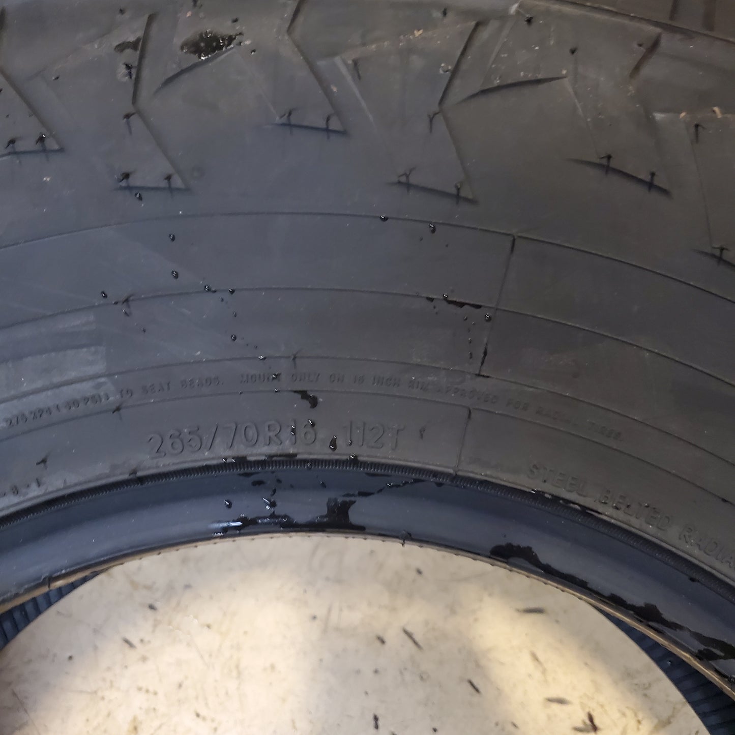 BIG O BIG FOOT A/T II BSW 265 70 19 112T ALL TERRAIN TIRES 26570R16