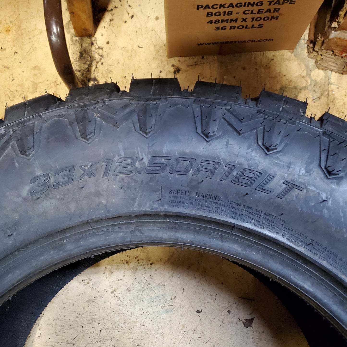 MILETRIP TP99 R/T BSW LT 33 12.50 18 122Q 12 PLY TRUCK TIRE MT33125018TR99