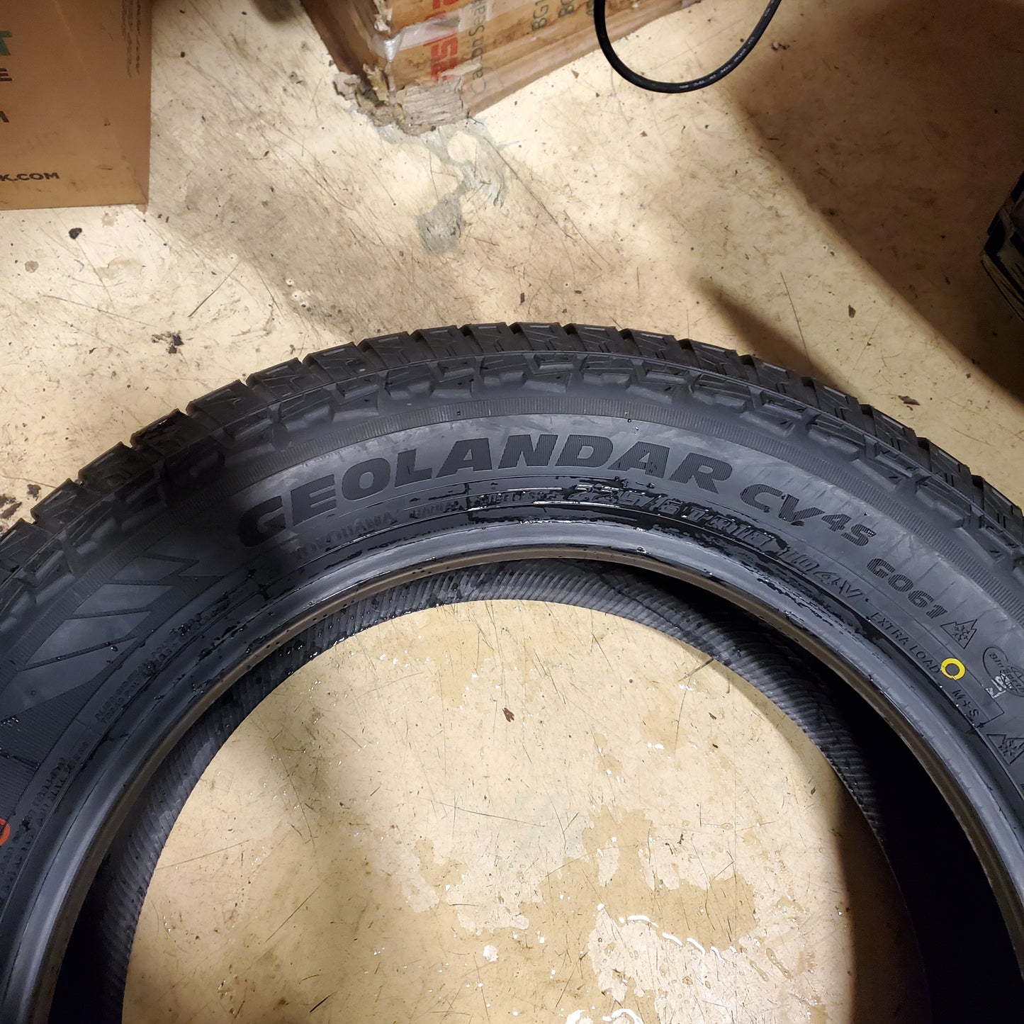 YOKOHAMA GEOLANDAR CV 4S GO61 BSW P 225 60 18 104V XL ALL WEATHER TIRE 110156110