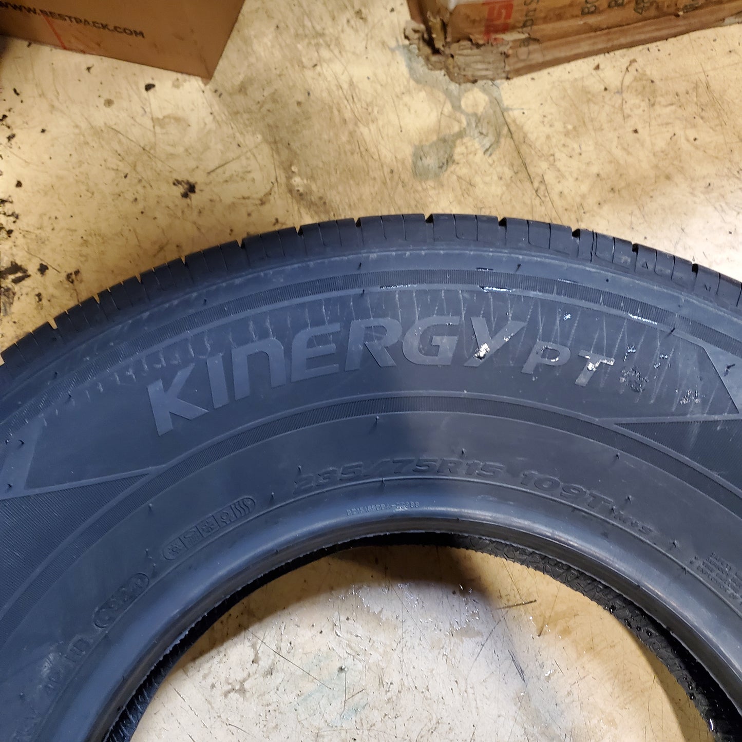 HANKOOK KINERGY PT BSW P 235 75 15 109T XL ALL SEASON CAR TIRE 1021359