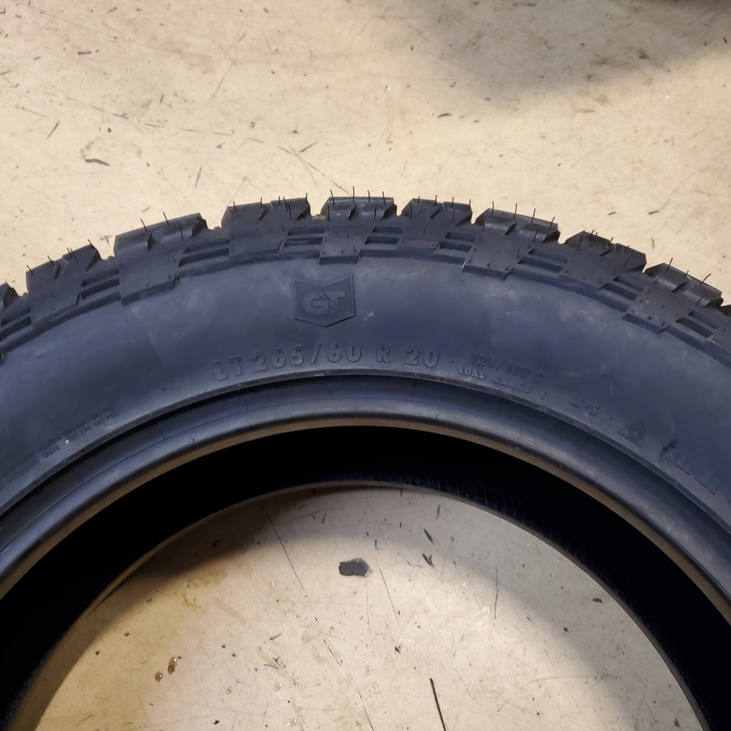 2 GENERAL GRABBER A/TX BSW LT 265 60 20 121/118S 10 PLY TIRE 04508220000