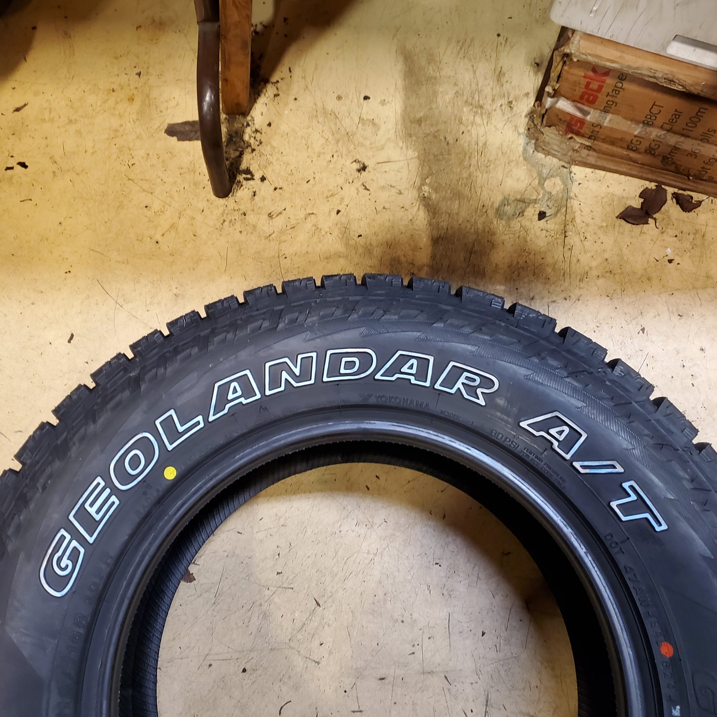 YOKOHAMA GEOLANDAR AT GO15 OWL LT 245 70 17 119/116R 10PLY TIRE 110101638