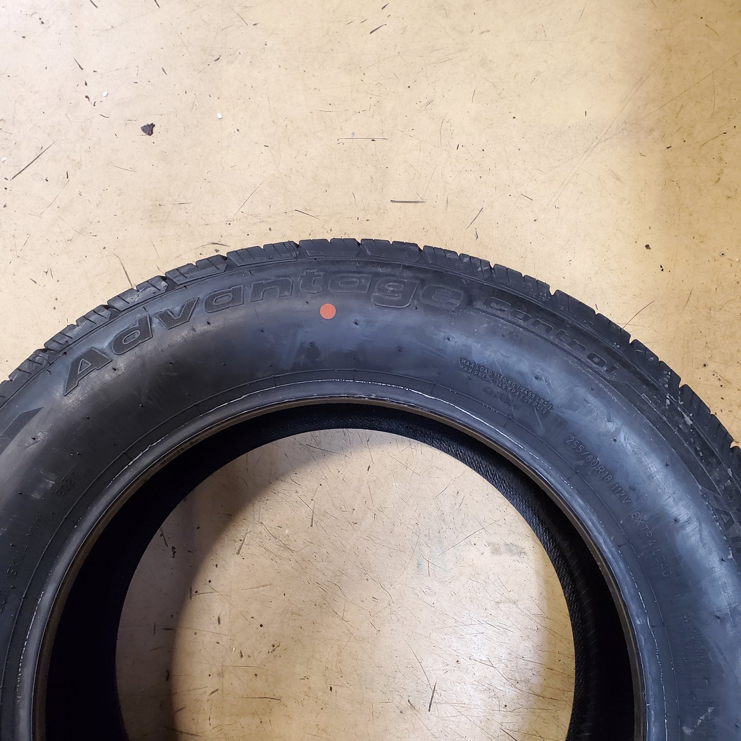 BFGOODRICH ADVANTAGE CONTROL BSW P 255 60 18 112V ALL SEASON TIRE 6701