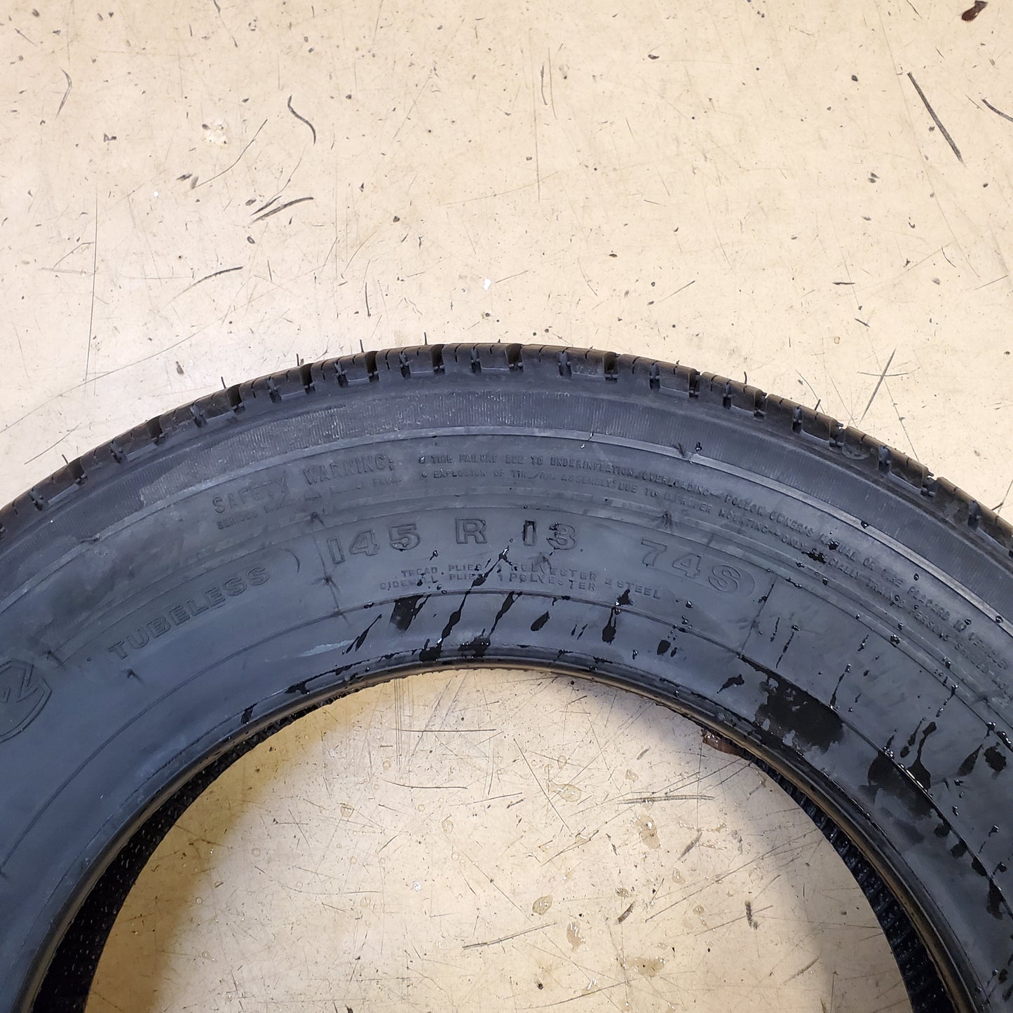 2 FIRESTONE RADIAL 145R13 F560 COKER TIRE 55589
