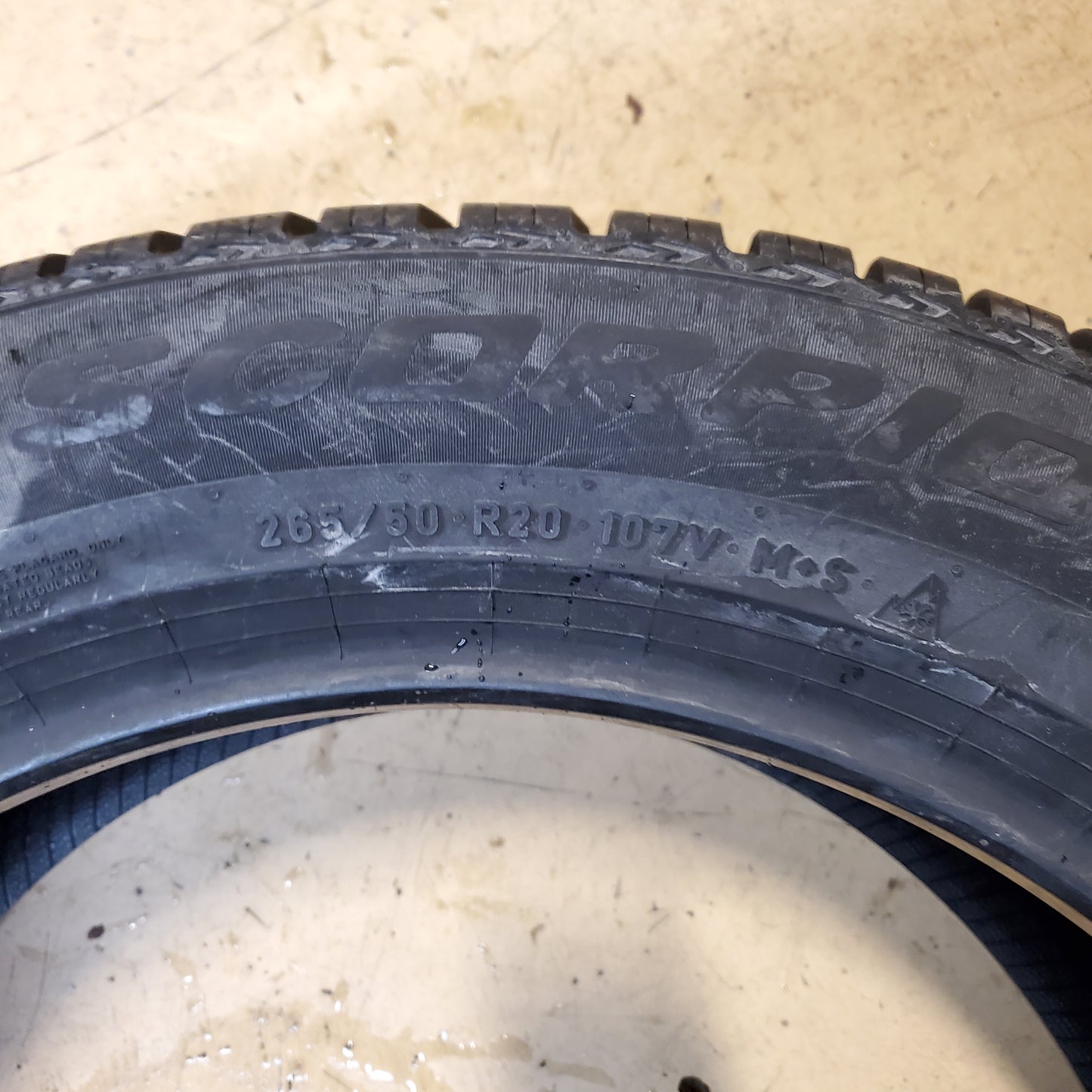 PIRELLI SCORPION WEATHERACTIVE BSW P 265 50 20 107V ALL WEATHER TIRE 4165400
