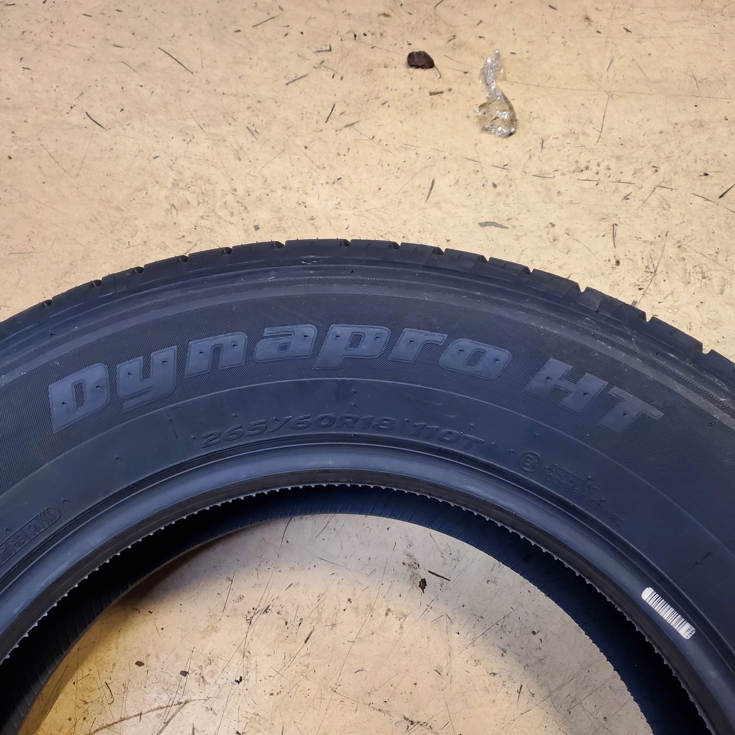 HANKOOK DYNAPRO HT BSW P 265 60 18 110T HIGHWAY TIRE 1024246