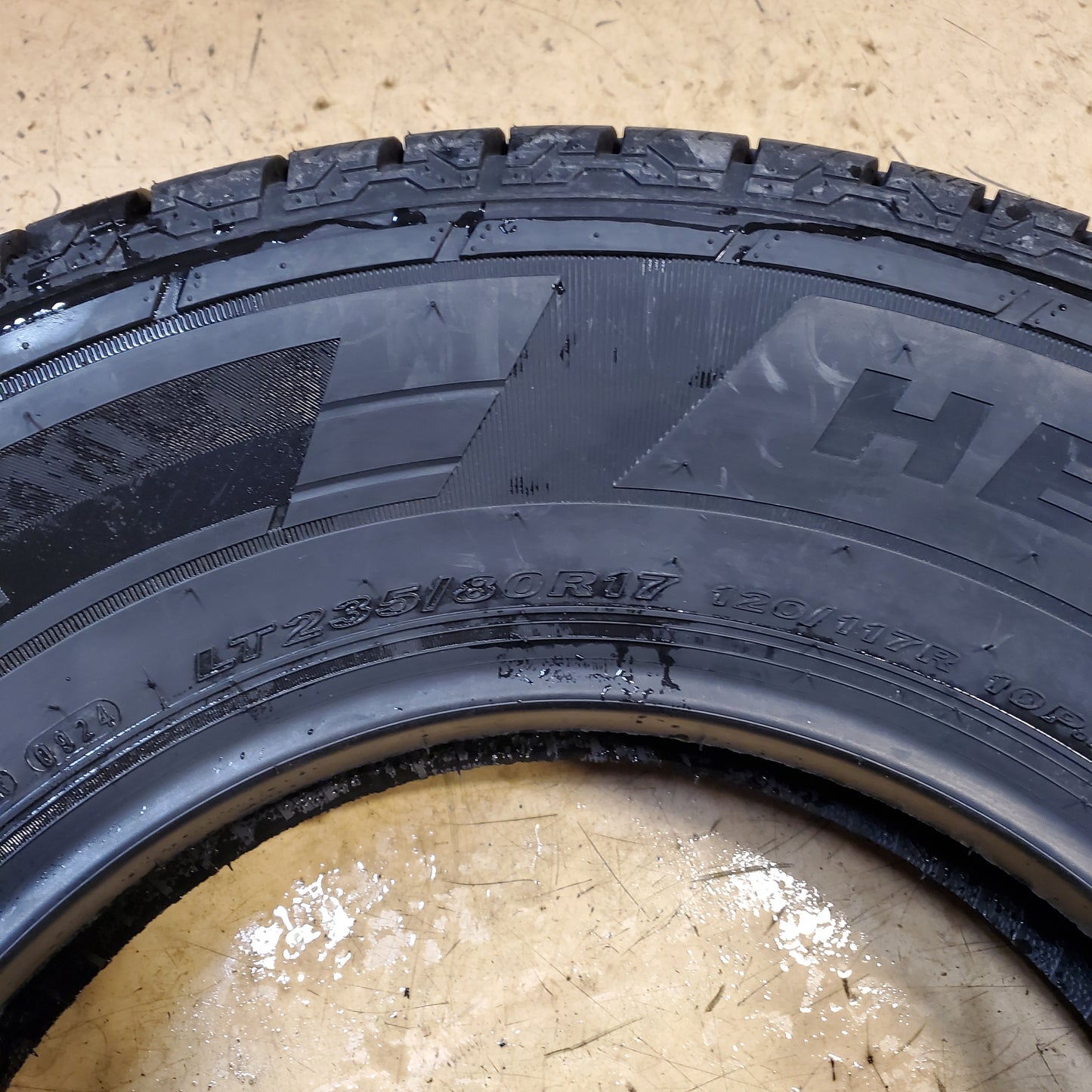 2 HERCULES TERRA TRAC CH4 BSW LT 235 80 17 120/117R 10 PLY HIGHWAY TIRE 96437