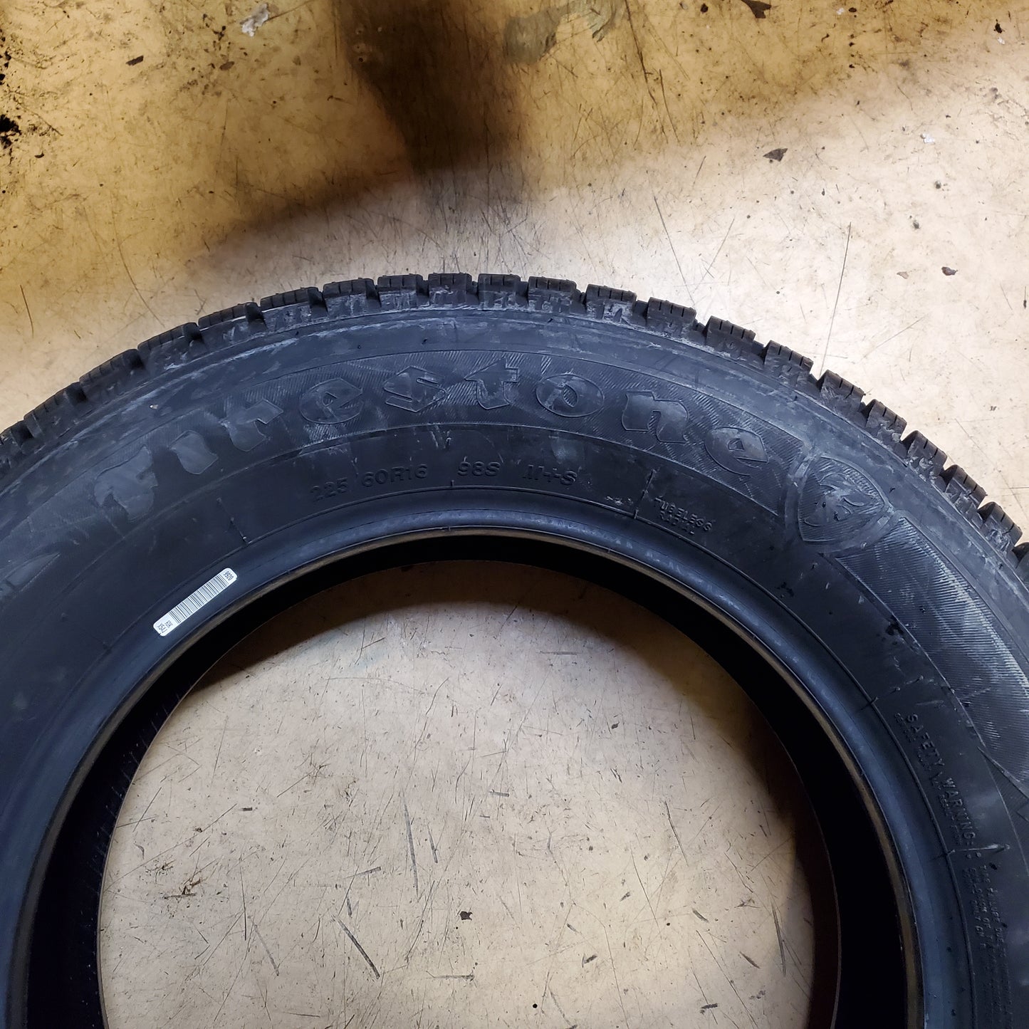 2 FIRESTONE WINTERFORCE 2 BSW P 225 60 16 98S WINTER TIRE 149184