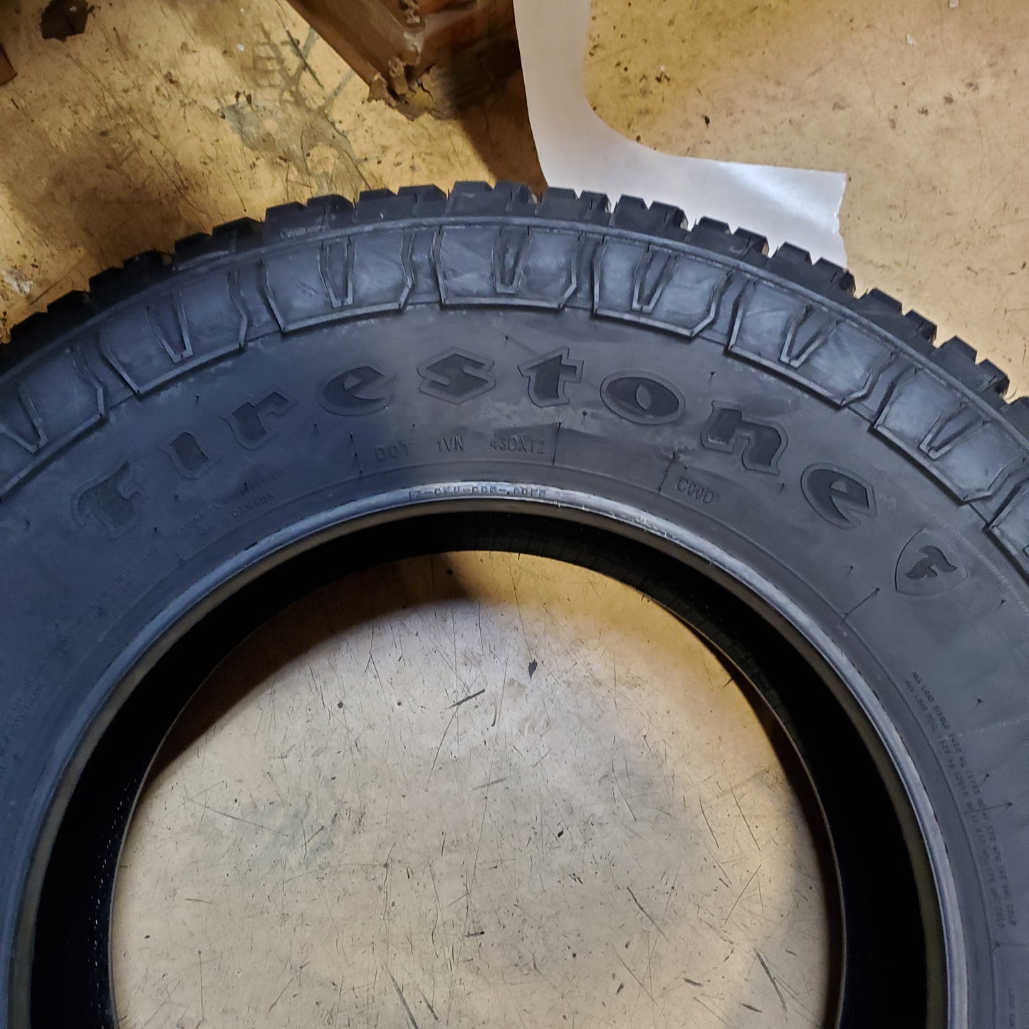 2 FIRESTONE DESTINATION X/T BSW LT 245 75 17 121/118S RUGGED TERRAIN TIRE 004375