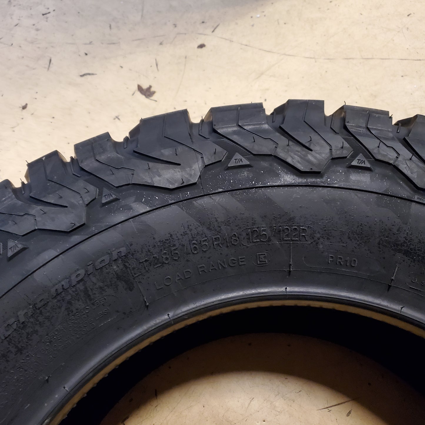 (KSL ONLY) 4 BFGOODRICH ALL-TERRAIN T/A KO2 RWL LT 285 65 18 125/122R 10 PLY TIRE 16168