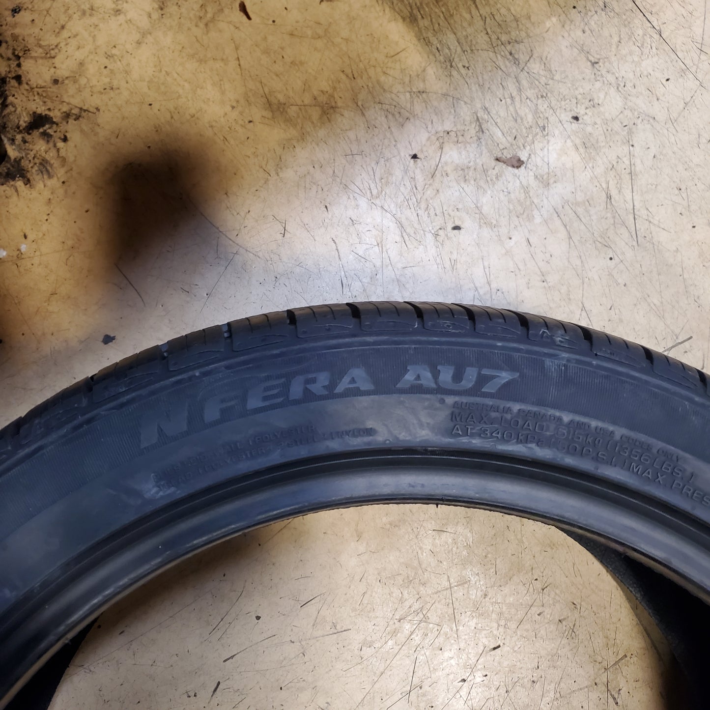 NEXEN NFERA AU7 BSW P 215 45 17 91W XL UHP TIRE 14403NXK