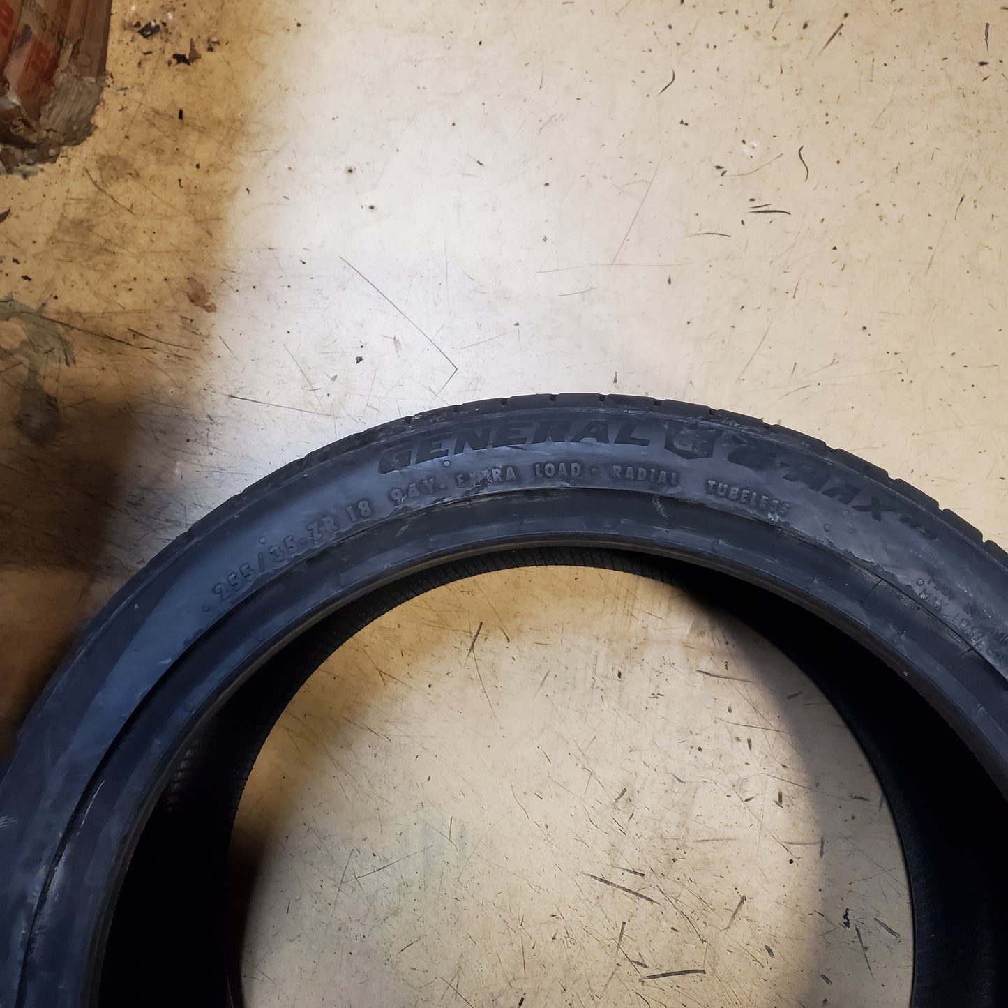 2 GENERAL G-MAX RS BSW P 255 35 18 94Y XL UHP TIRE 15492830000