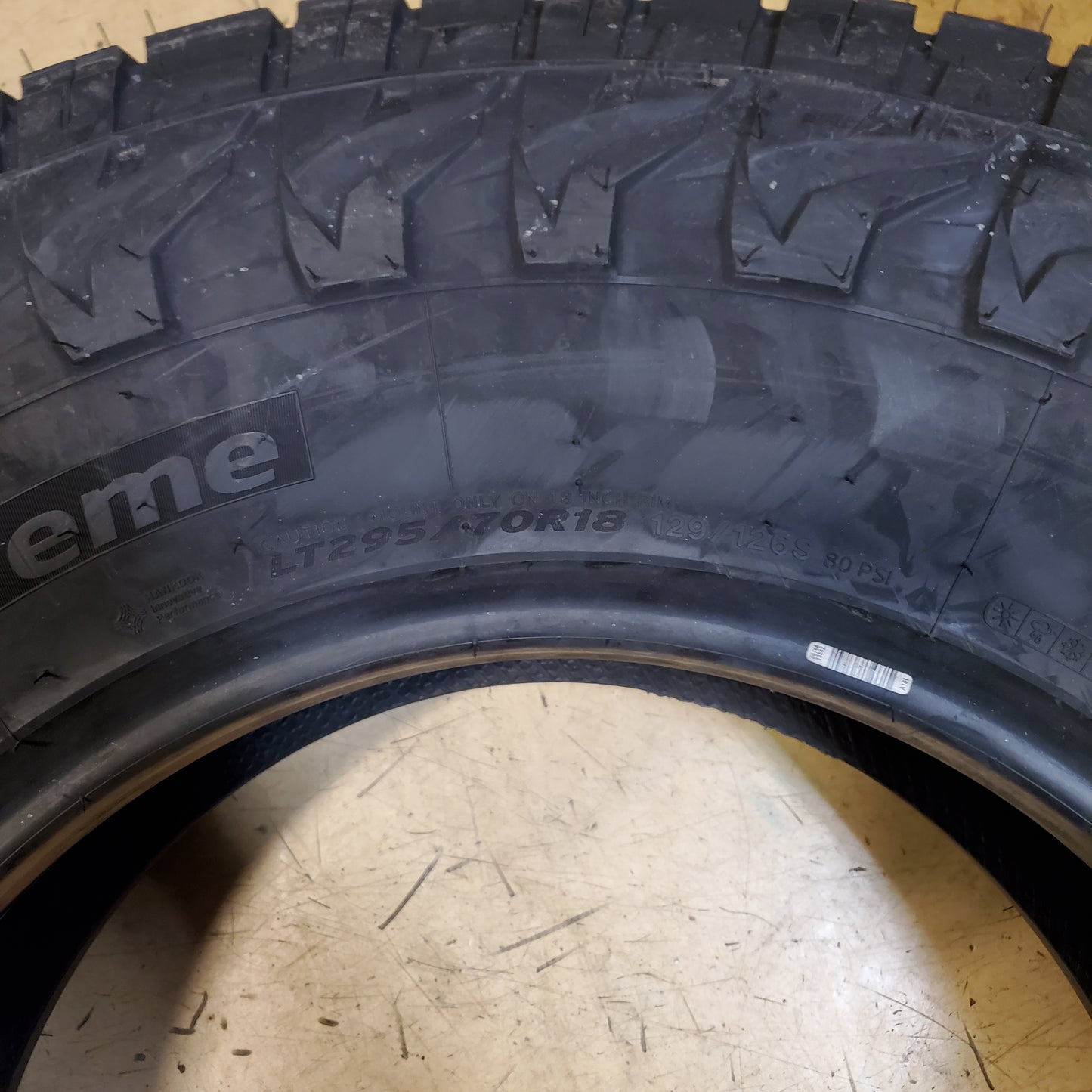 HANKOOK DYNAPRO AT2 XTREME LT 295 70 18 129/126S 10 PLY ALL TERRAIN TIRE 2021709