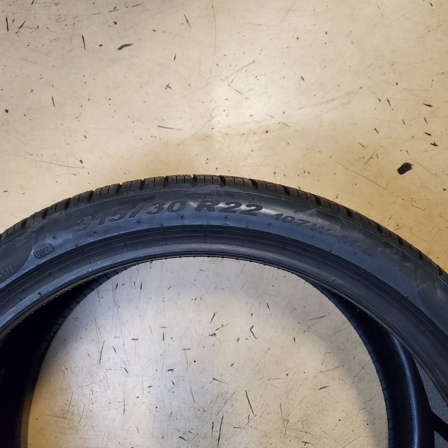 2 PIRELLI P ZERO A/S BSW P 315 30 22 107W XL UHP TIRE 4265700