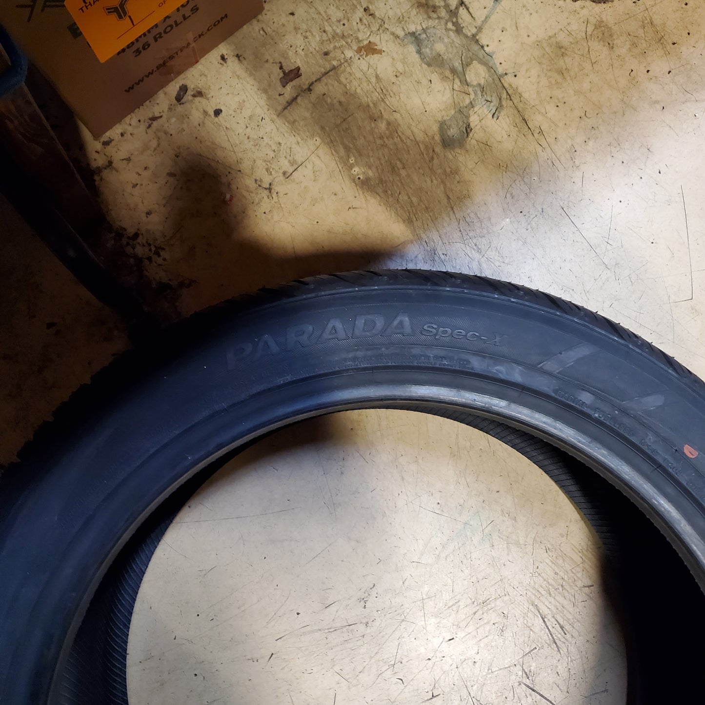 2 YOKOHAMA PARADA SPEC-X BSW P 255 45 20 105V PERFORMANCE TIRE 110100225