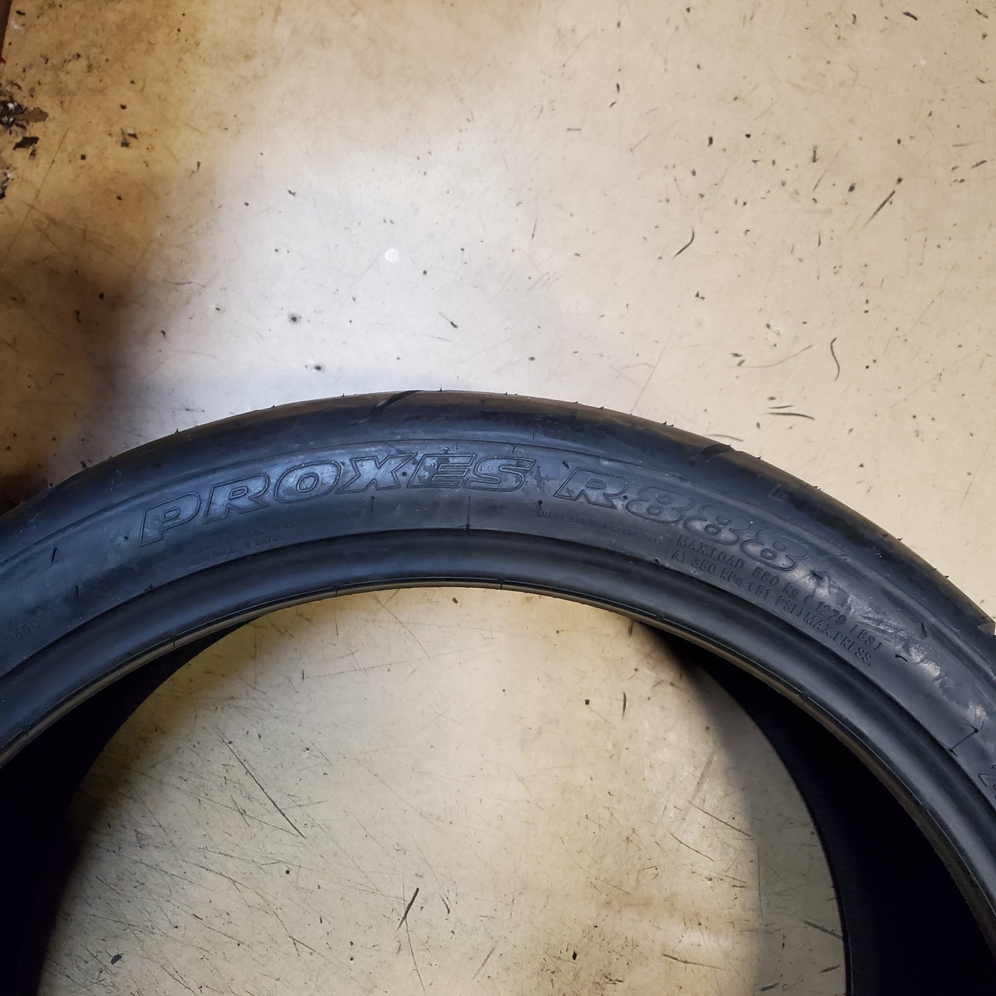 NOS TOYO PROXES R888 BSW P 245 35 19 89Y TRACK COMPETITION TIRE 17000276