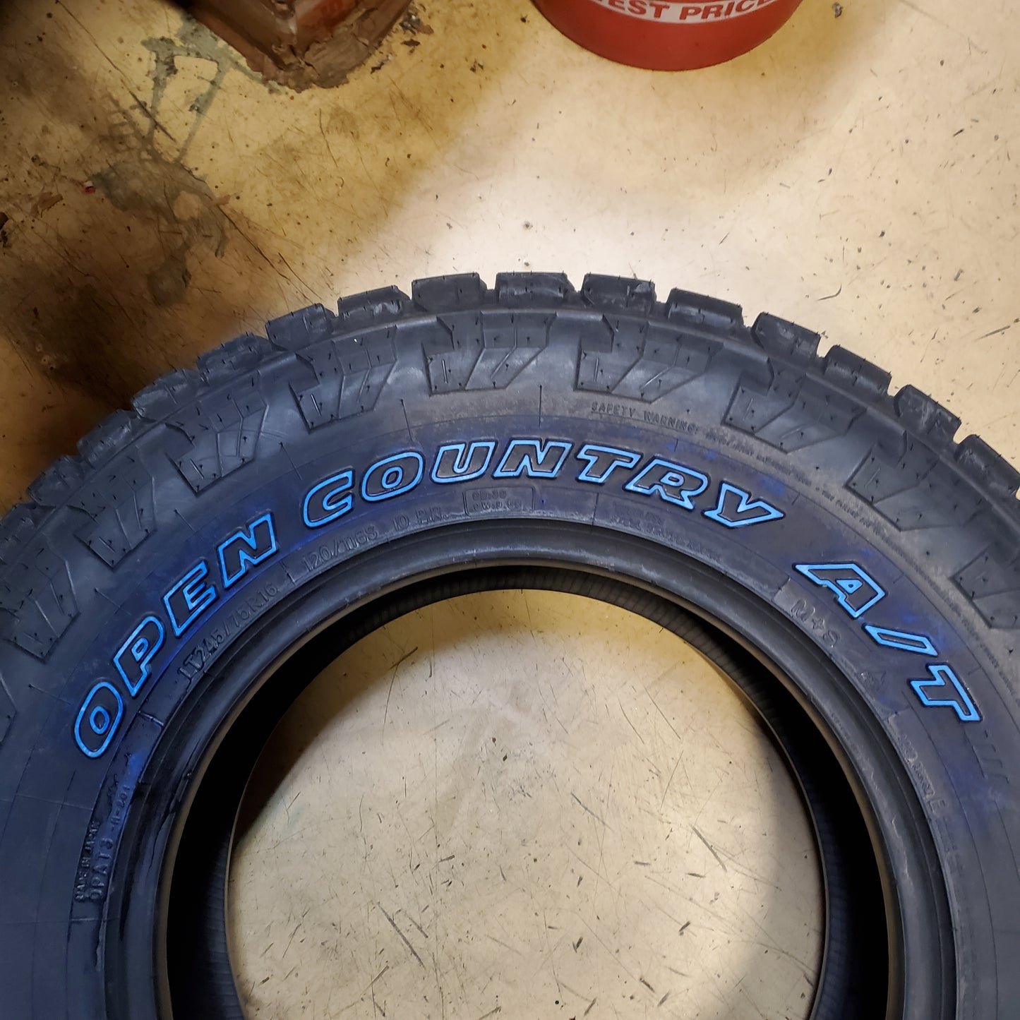 4 TOYO OPEN COUNTRY A/T III OWL LT 245 75 16 120S 10 PLY ALL TERRAIN TIRE 355630