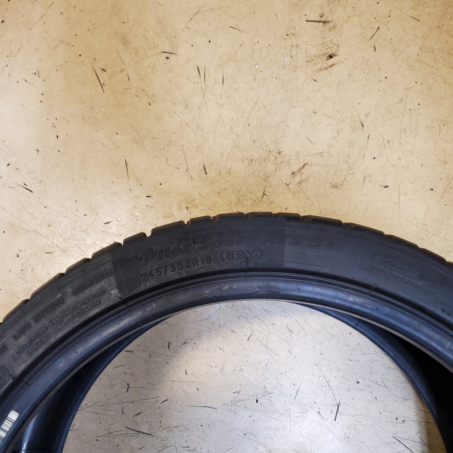 MICHELIN PILOT SPORT A/S 3 PLUS BSW P 245 35 19 89Y UHP TIRE 19713