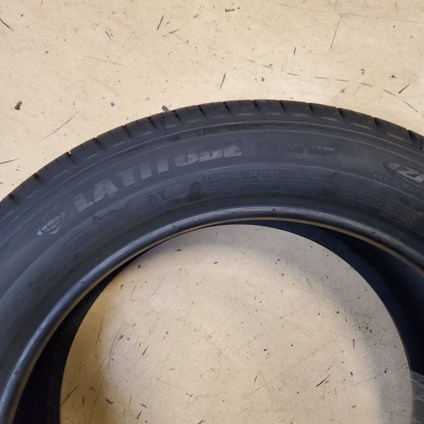 MICHELIN LATITUDE TOUR HP DT BMW RUNFLAT P 255 50 19 107H ALL SEASON TIRE 09483