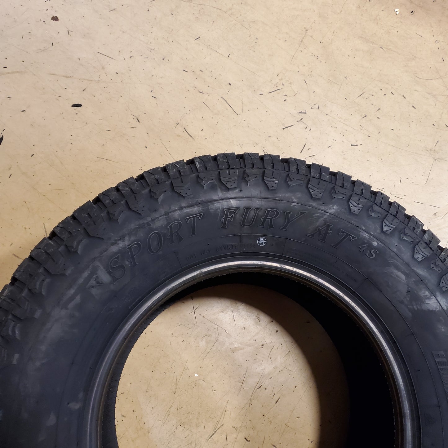 2 EL DORADO SPORT FURY AT4S BSW P 265 70 16 112T ALL TERRAIN TIRE SPT93