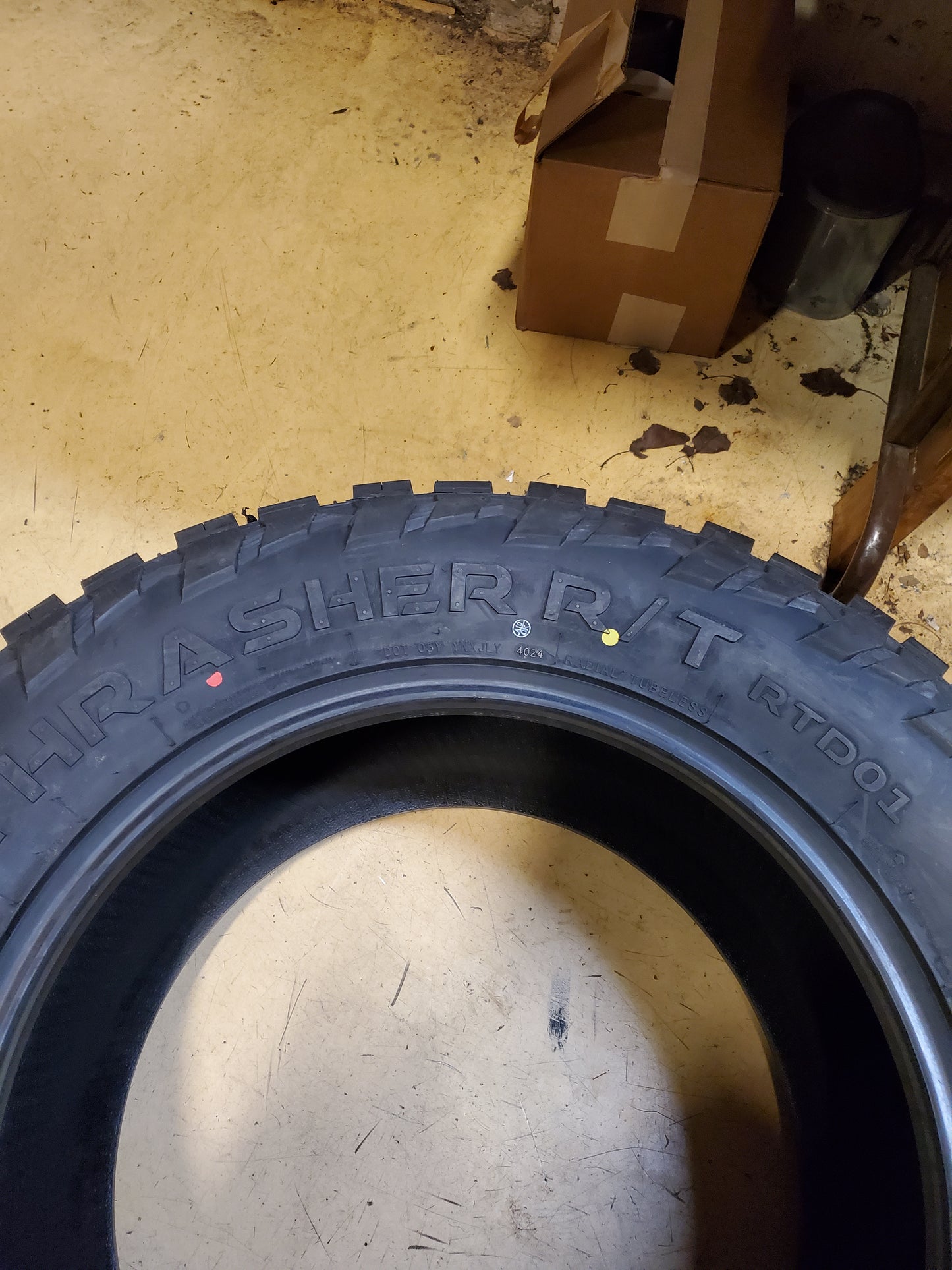 IRONHEAD THRASHER R/T RTD01 BSW LT 35 13.50 20 126Q 12 PLY TIRE IHRT19K