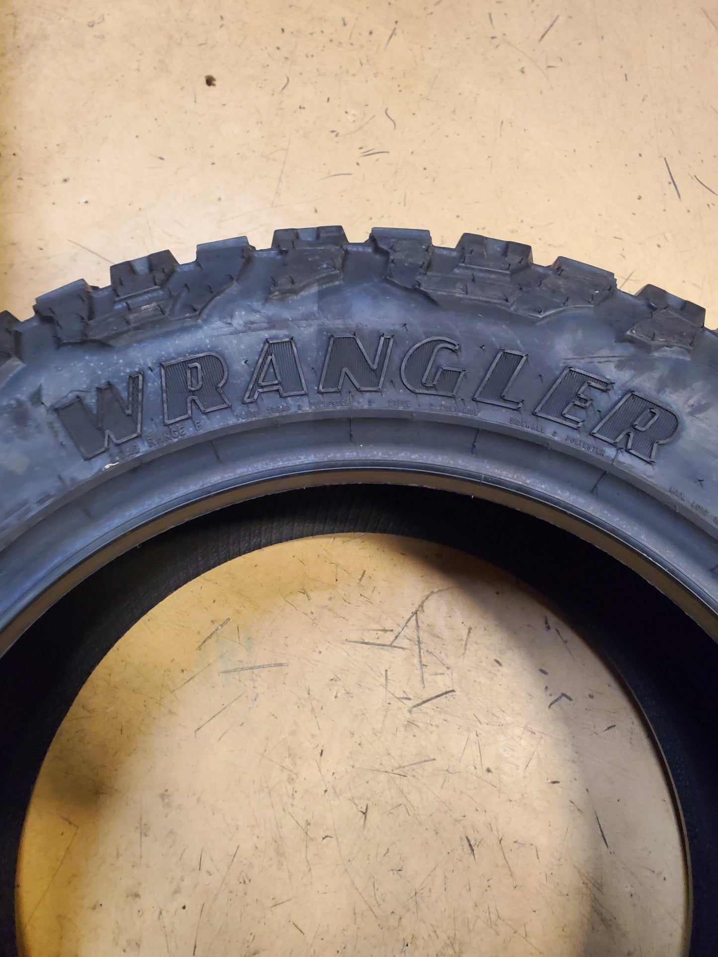GOODYEAR WRANGLER DURATRAC RT BSW LT 33 12.50 20 119Q 12 PLY TIRE 176313991