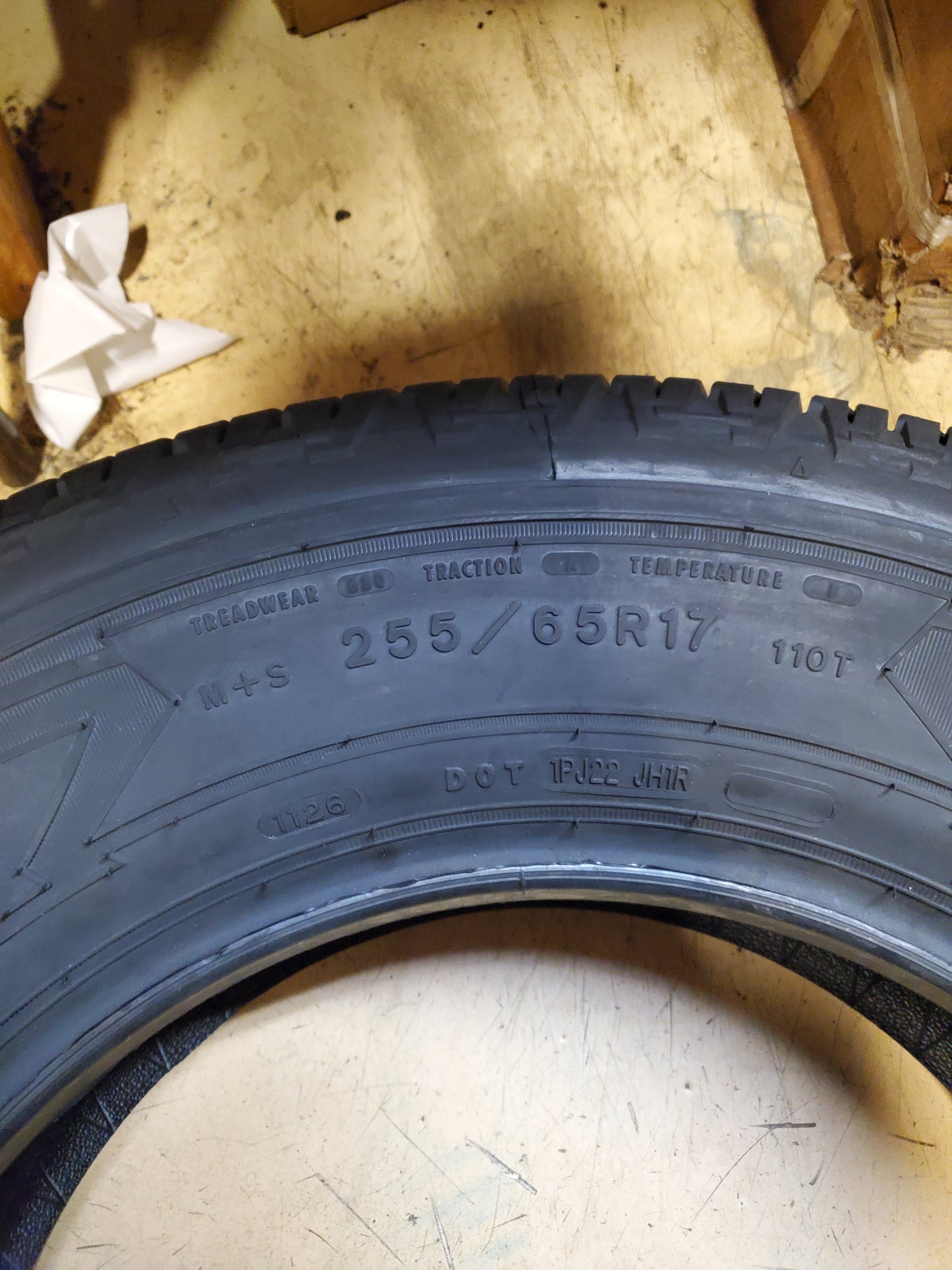 GOODYEAR WRANGLER FORTITUDE H/T BSW P 255 65 17 110T HIGHWAY TIRE 157069622
